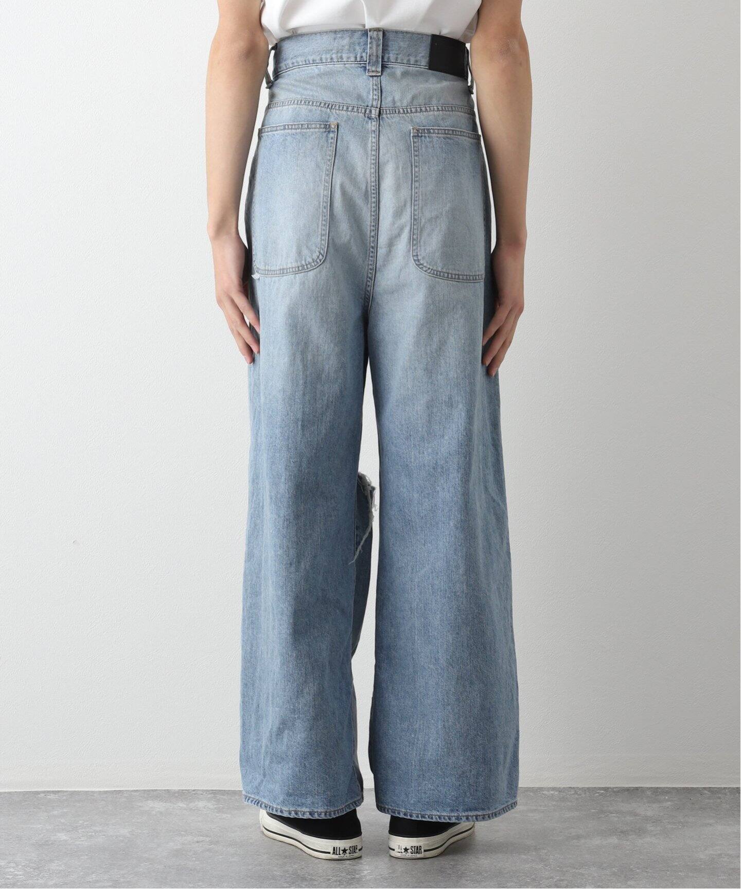 JIEDA / ジエダ】DAMAGE ONE TUCK WIDE STRAIGHT DENIM（デニムパンツ 