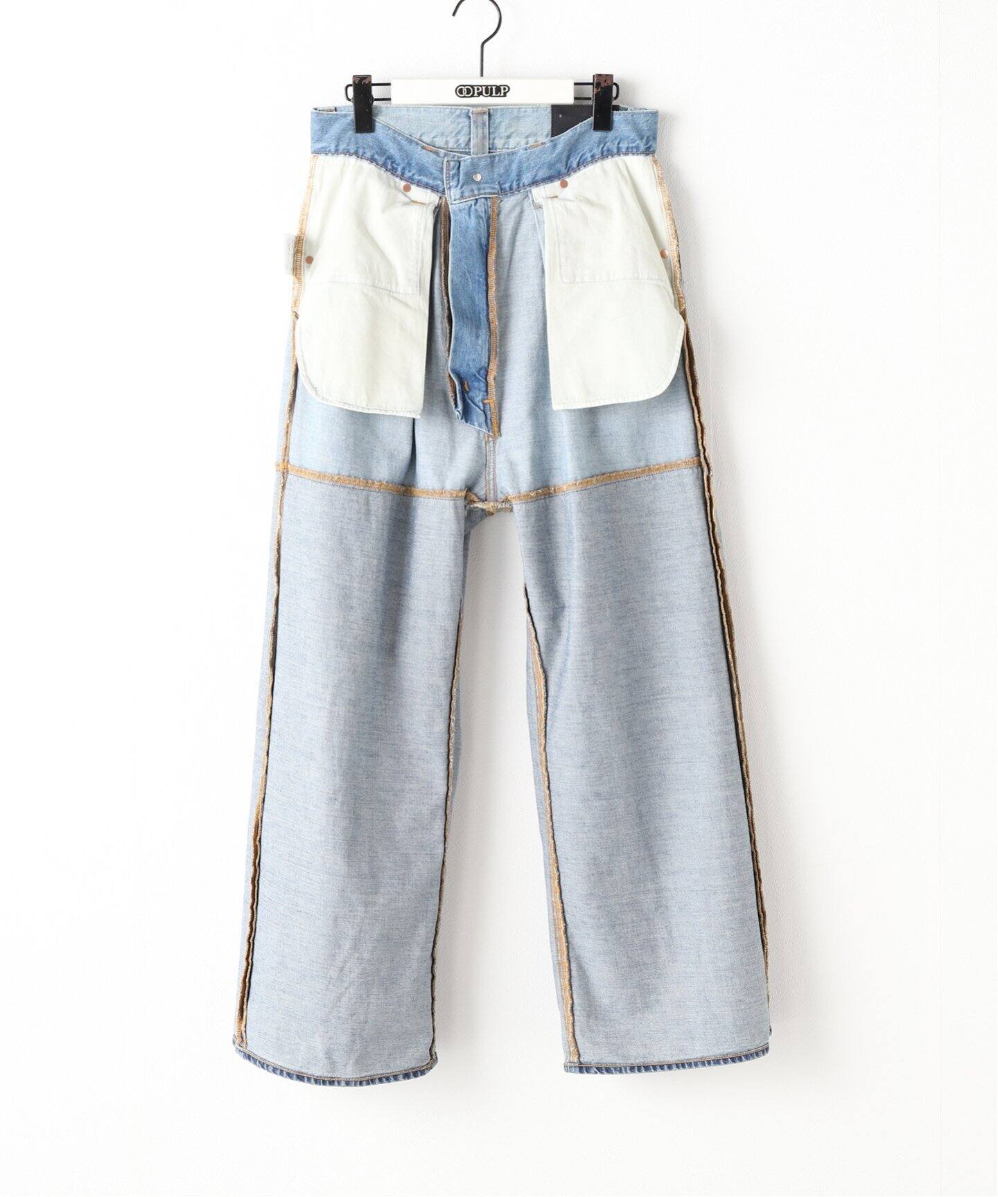 JIEDA / ジエダ】2 TONE BAGGY DENIM PANTS（デニムパンツ・ジーンズ 