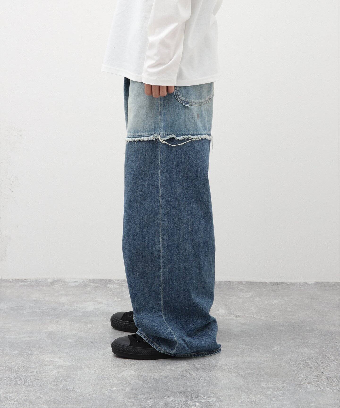 JIEDA / ジエダ】2 TONE BAGGY DENIM PANTS（デニムパンツ・ジーンズ 