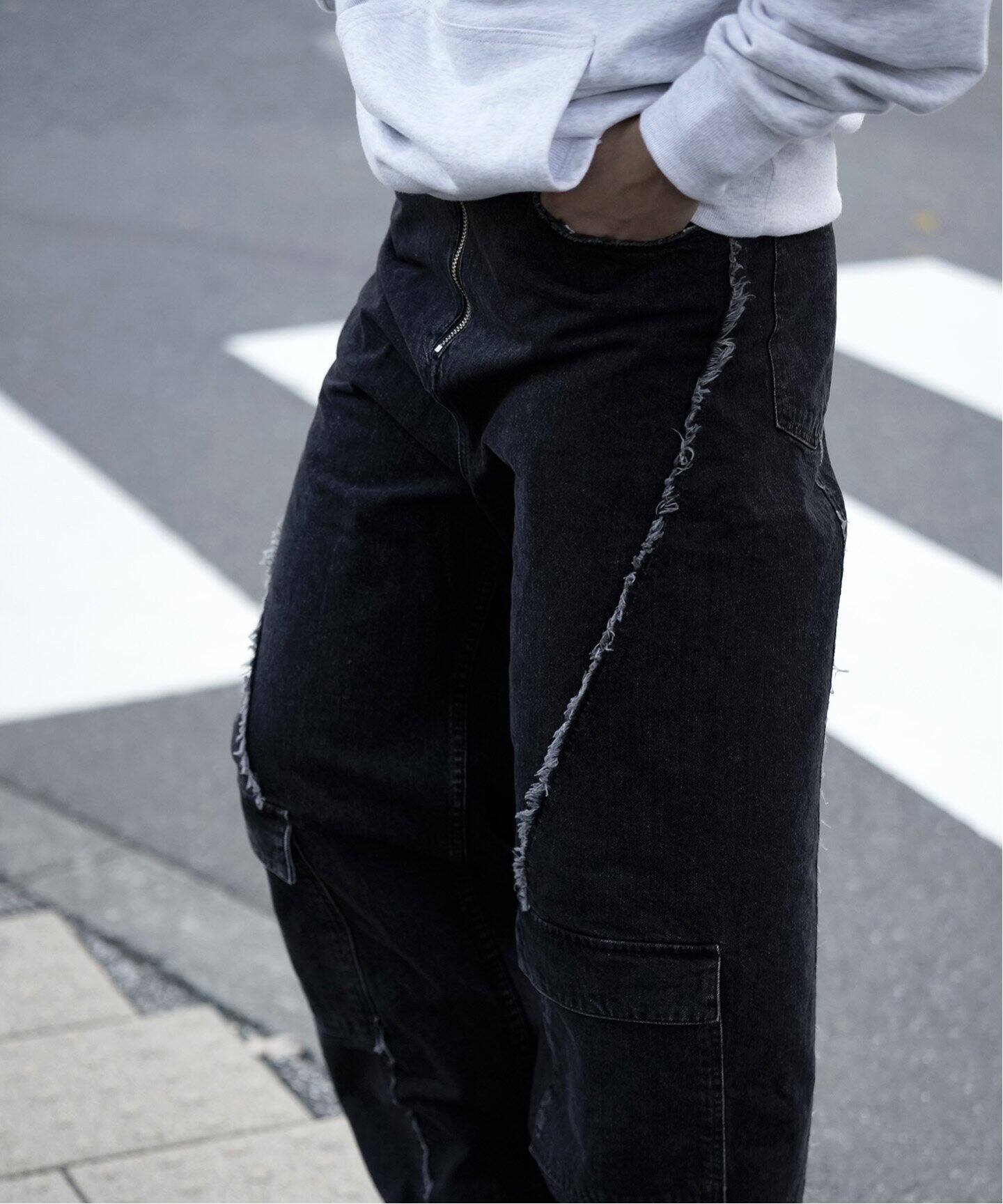 JIEDA / ジエダ】SWITCHING CARGO DENIM PANTS（デニムパンツ 