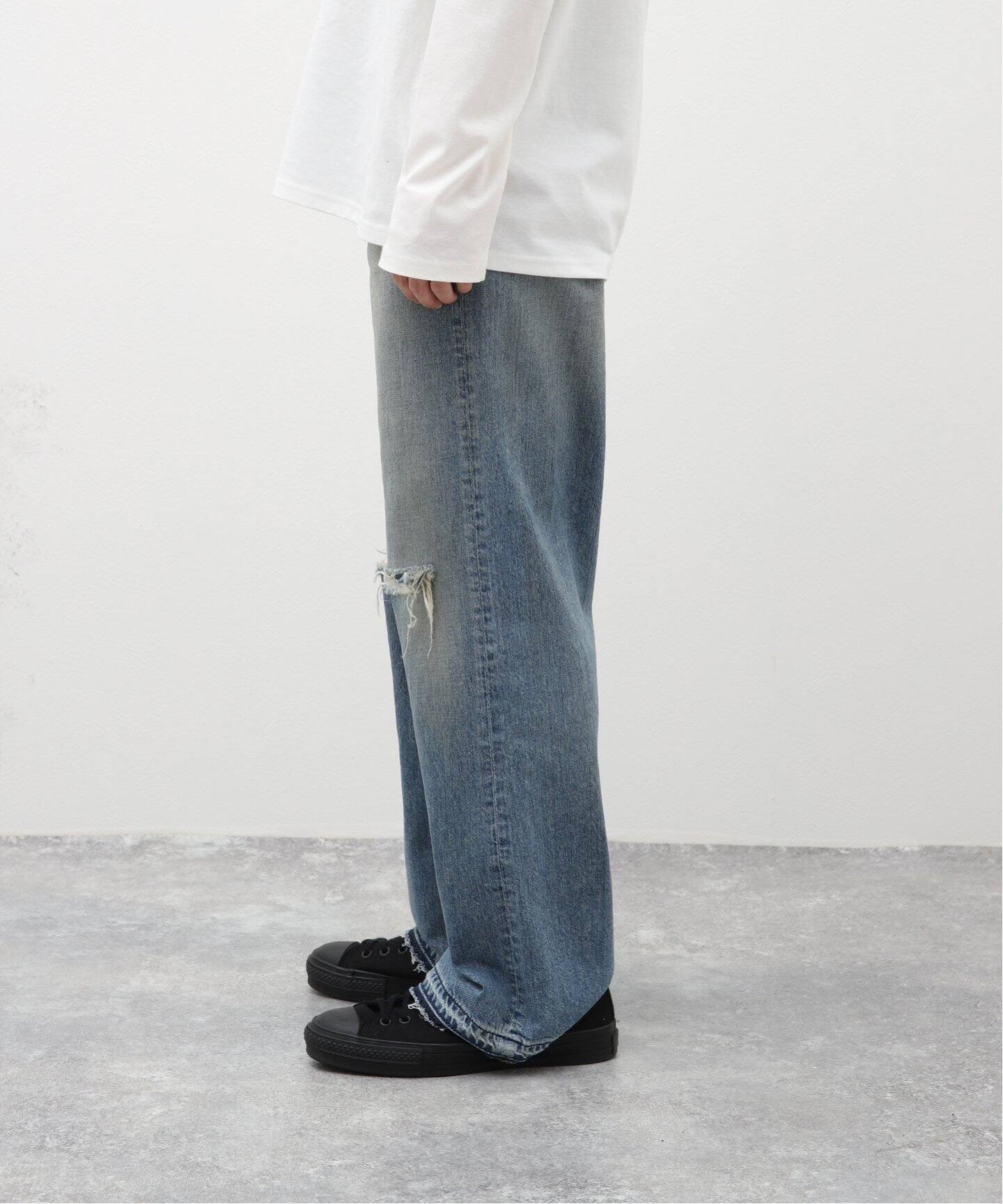 JIEDA / ジエダ】DAMAGE LOOSE FIT DENIM（デニムパンツ・ジーンズ 