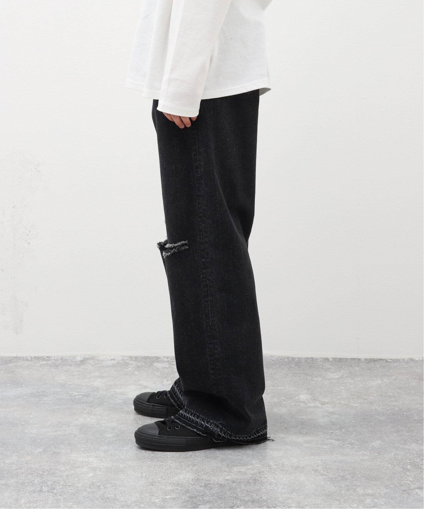 JIEDA / ジエダ】DAMAGE LOOSE FIT DENIM（デニムパンツ・ジーンズ 