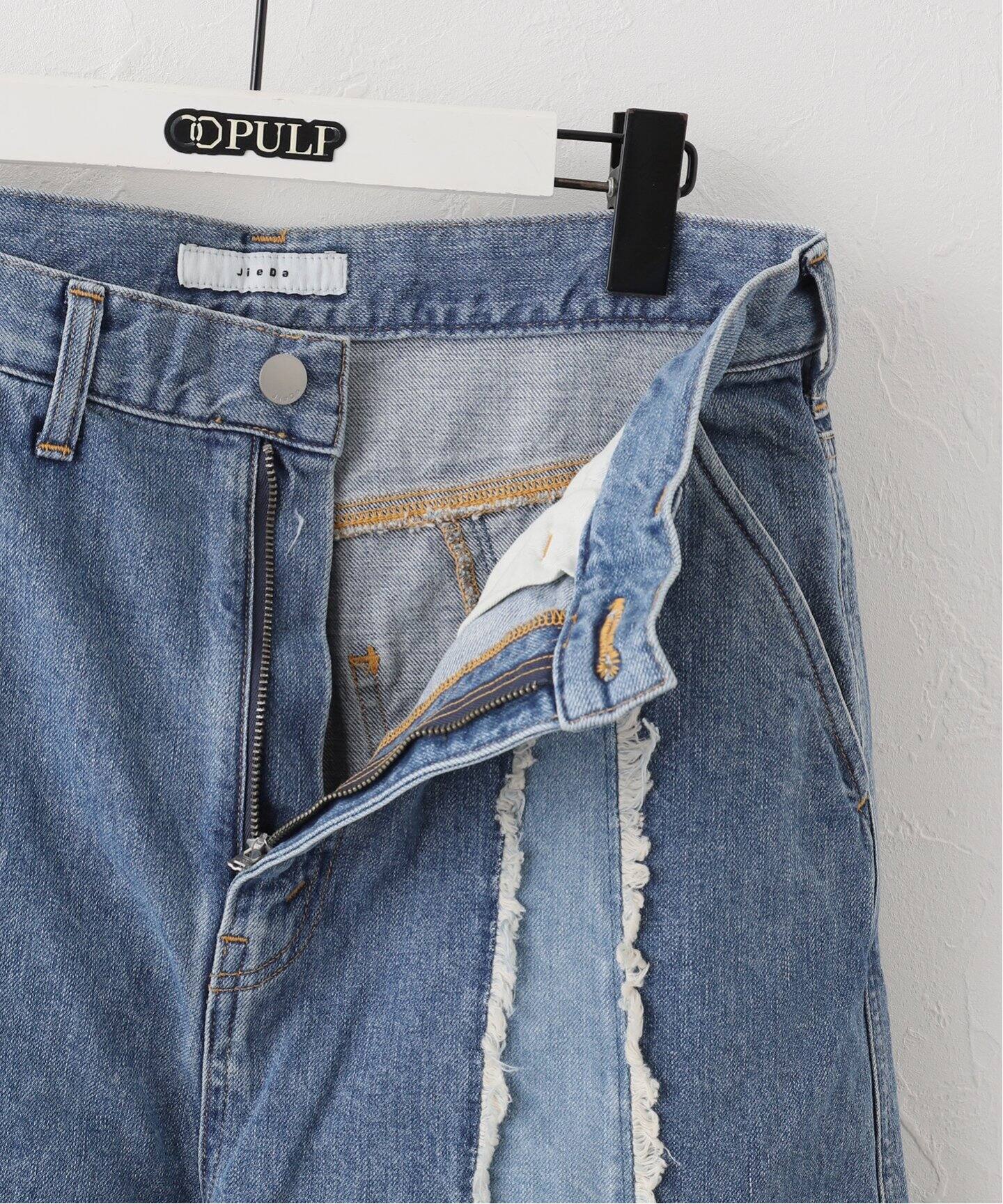 JIEDA / ジエダ】SWITCHING OVER DENIM PANTS（デニムパンツ・ジーンズ 