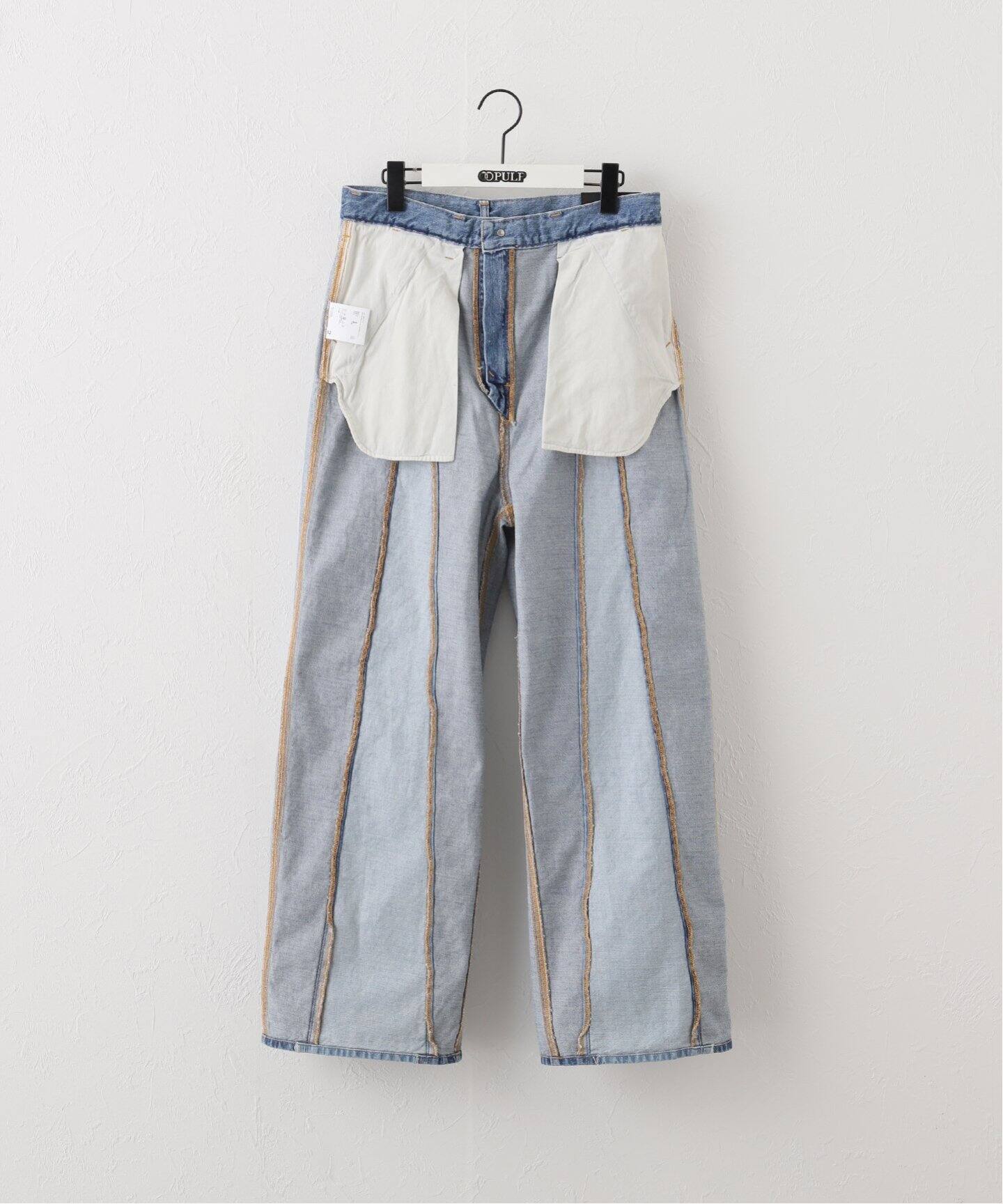 JIEDA / ジエダ】SWITCHING OVER DENIM PANTS（デニムパンツ・ジーンズ 