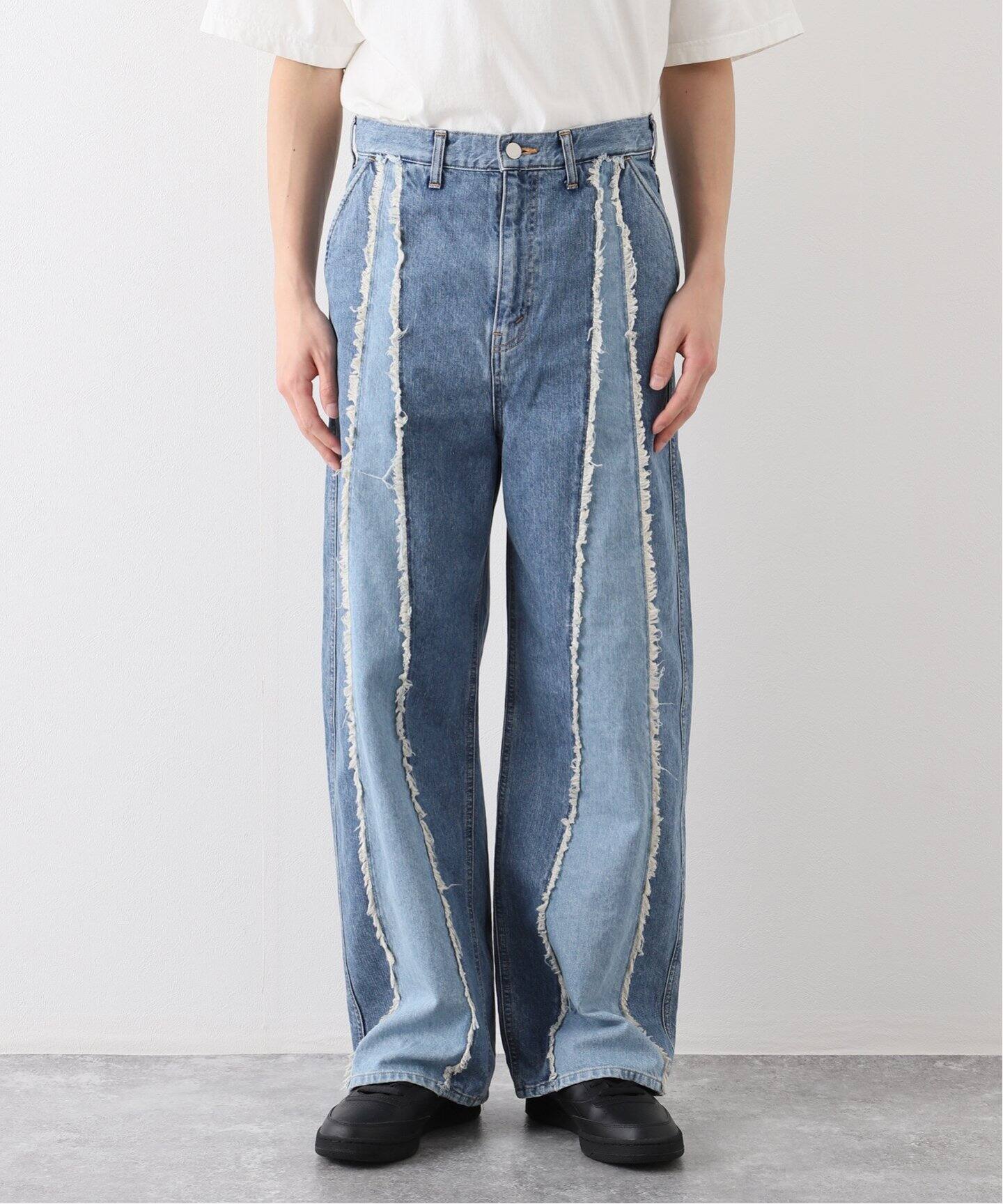 JIEDA / ジエダ】SWITCHING OVER DENIM PANTS（デニムパンツ・ジーンズ 