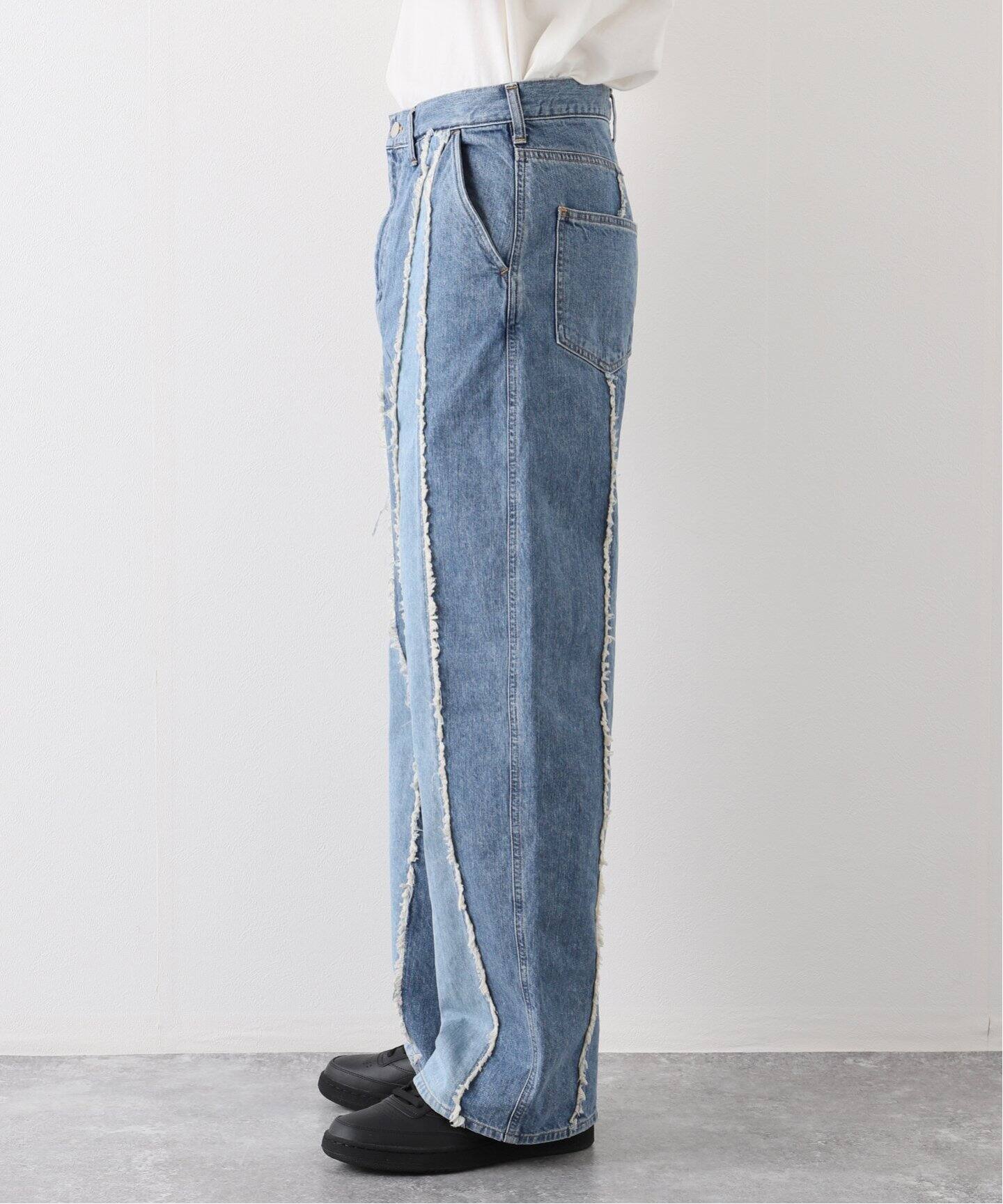 JIEDA / ジエダ】SWITCHING OVER DENIM PANTS（デニムパンツ・ジーンズ 