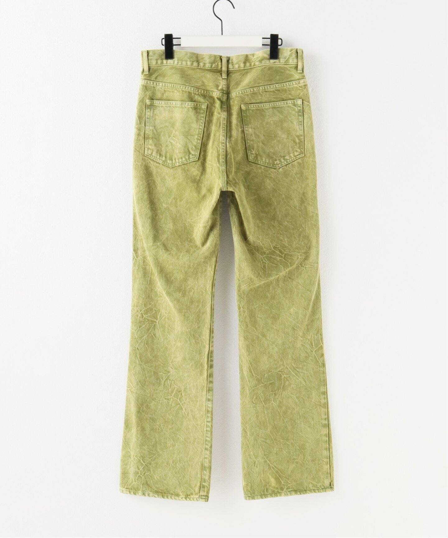 ALLEGE / アレッジ】PRODUCT DYE SEMI FLARE DENIM（デニムパンツ 