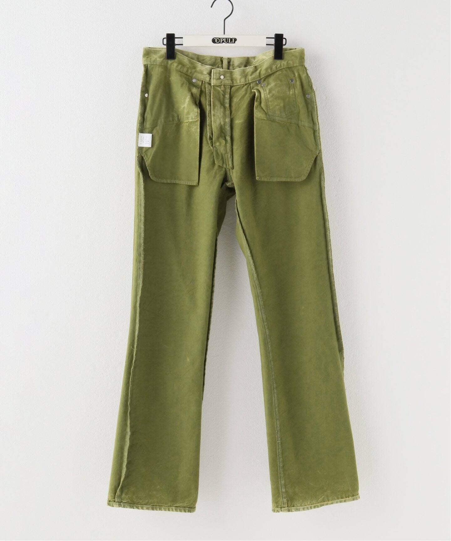 ALLEGE / アレッジ】PRODUCT DYE SEMI FLARE DENIM（デニムパンツ 