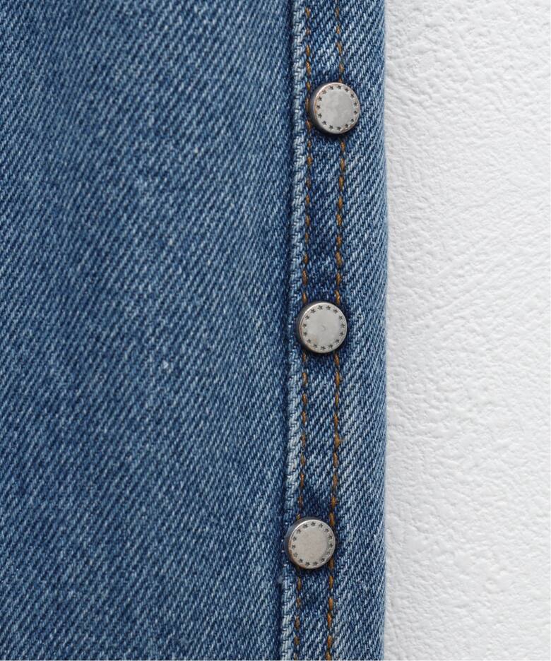 AFB / エーエフビー】STUDS DAMAGED BAGGY PANTS（デニムパンツ 