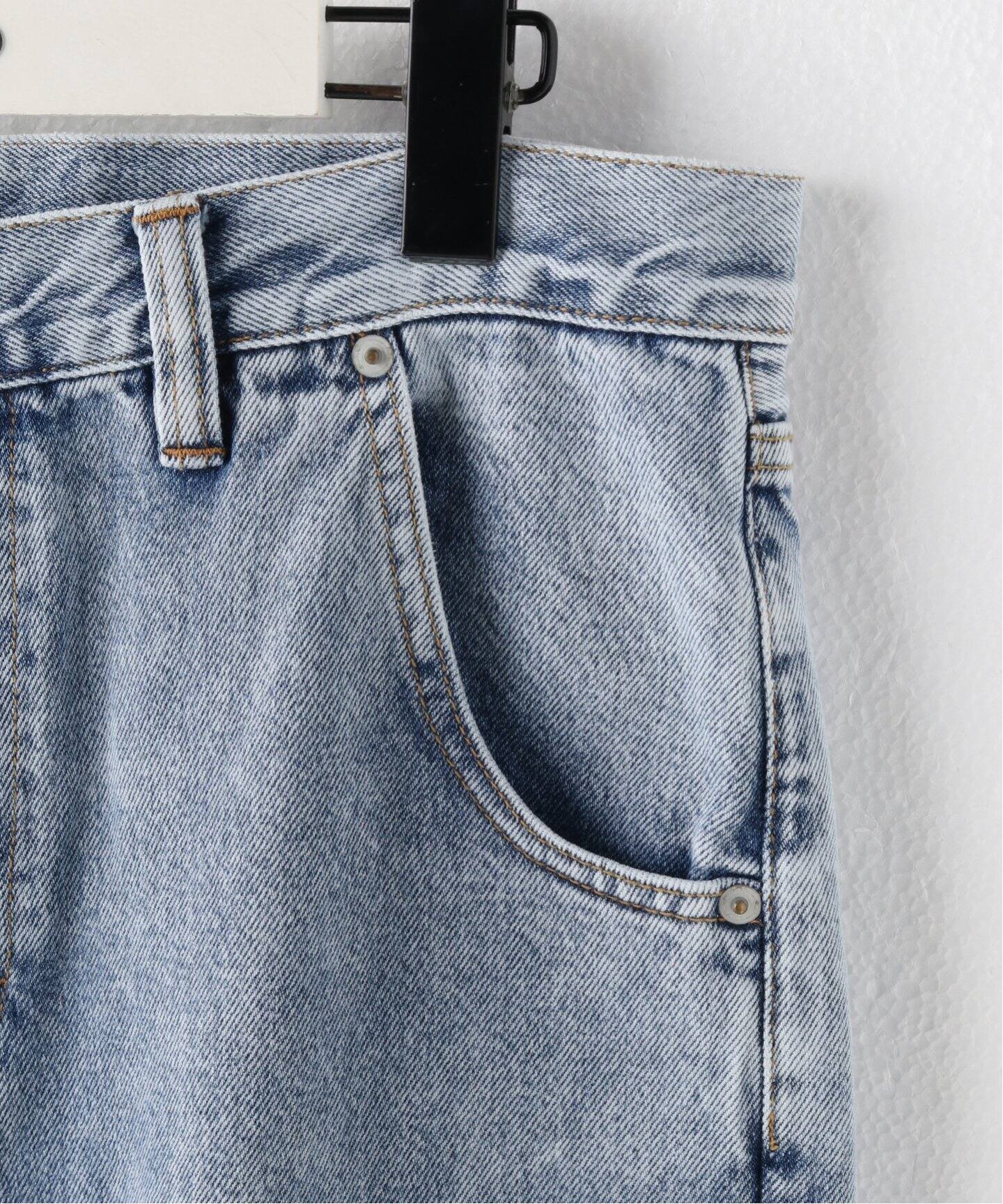 cabaret poval / キャバレーポバール】STANDARD JEAN BLEACHED