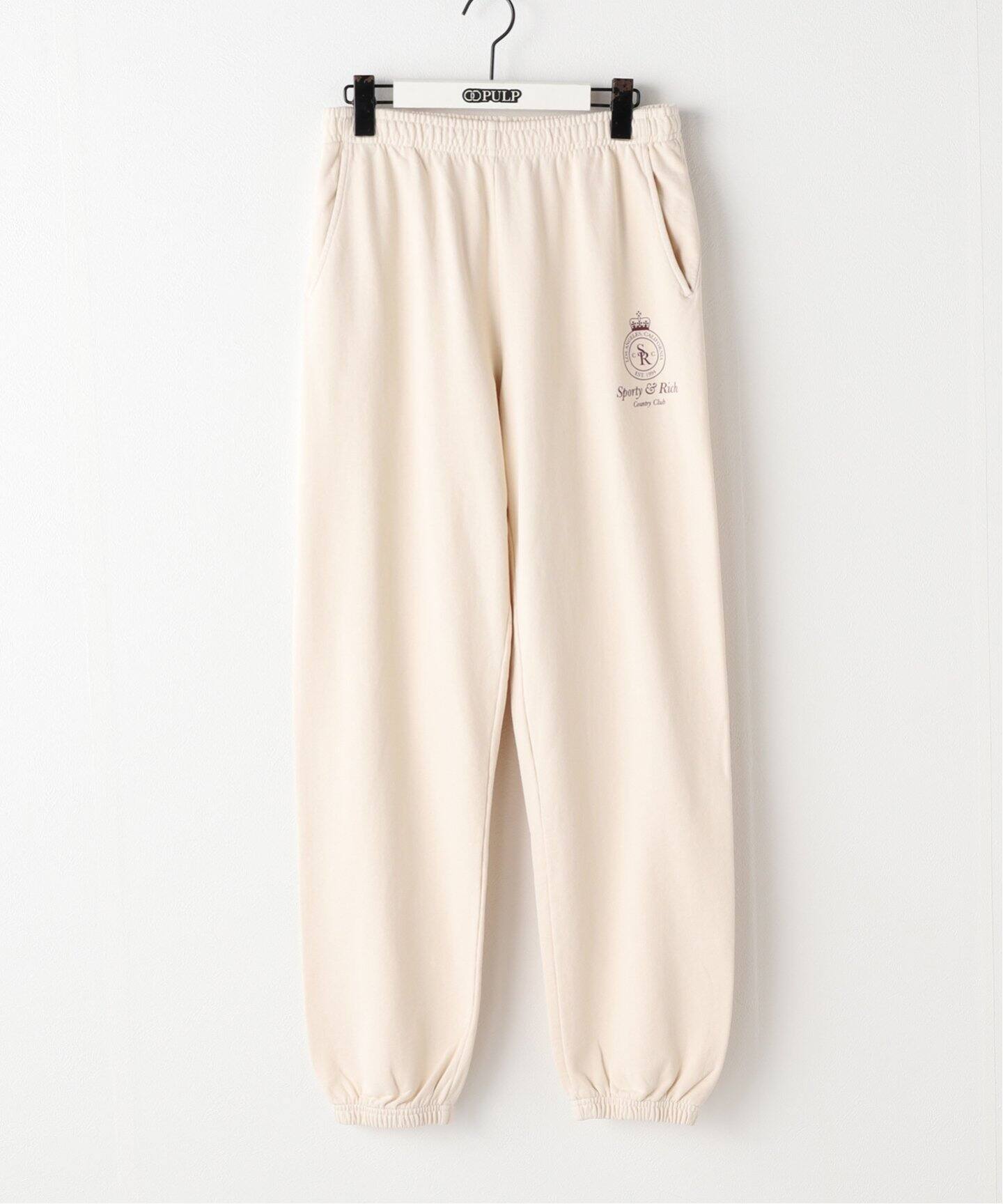 SPORTY&RICH / スポーティアンドリッチ】CROWN SWEATPANT（スウェット  