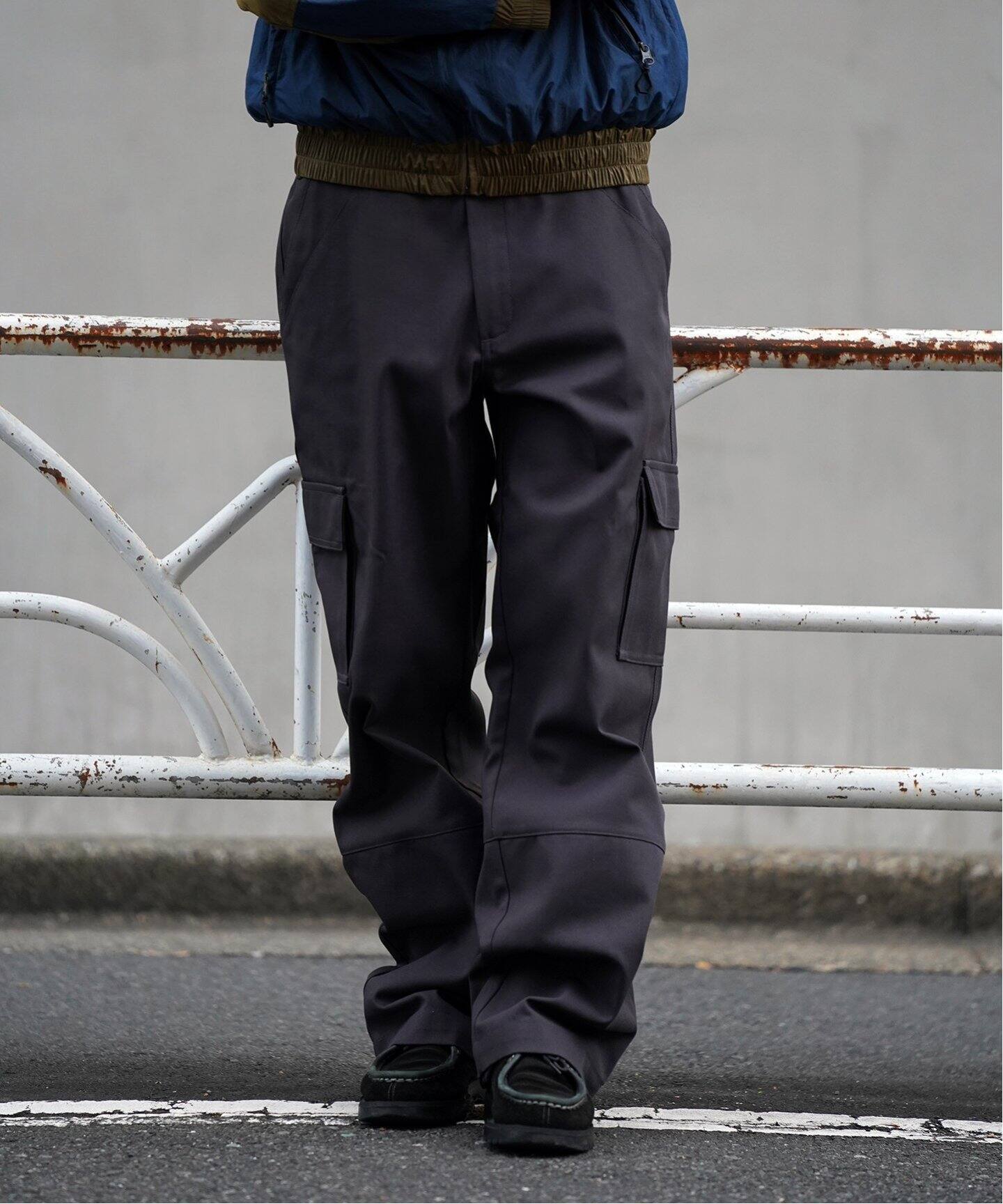 GR10K / ジーアールテンケー】KLOPMAN SHANK STRUCTURED PANTS（カーゴ 