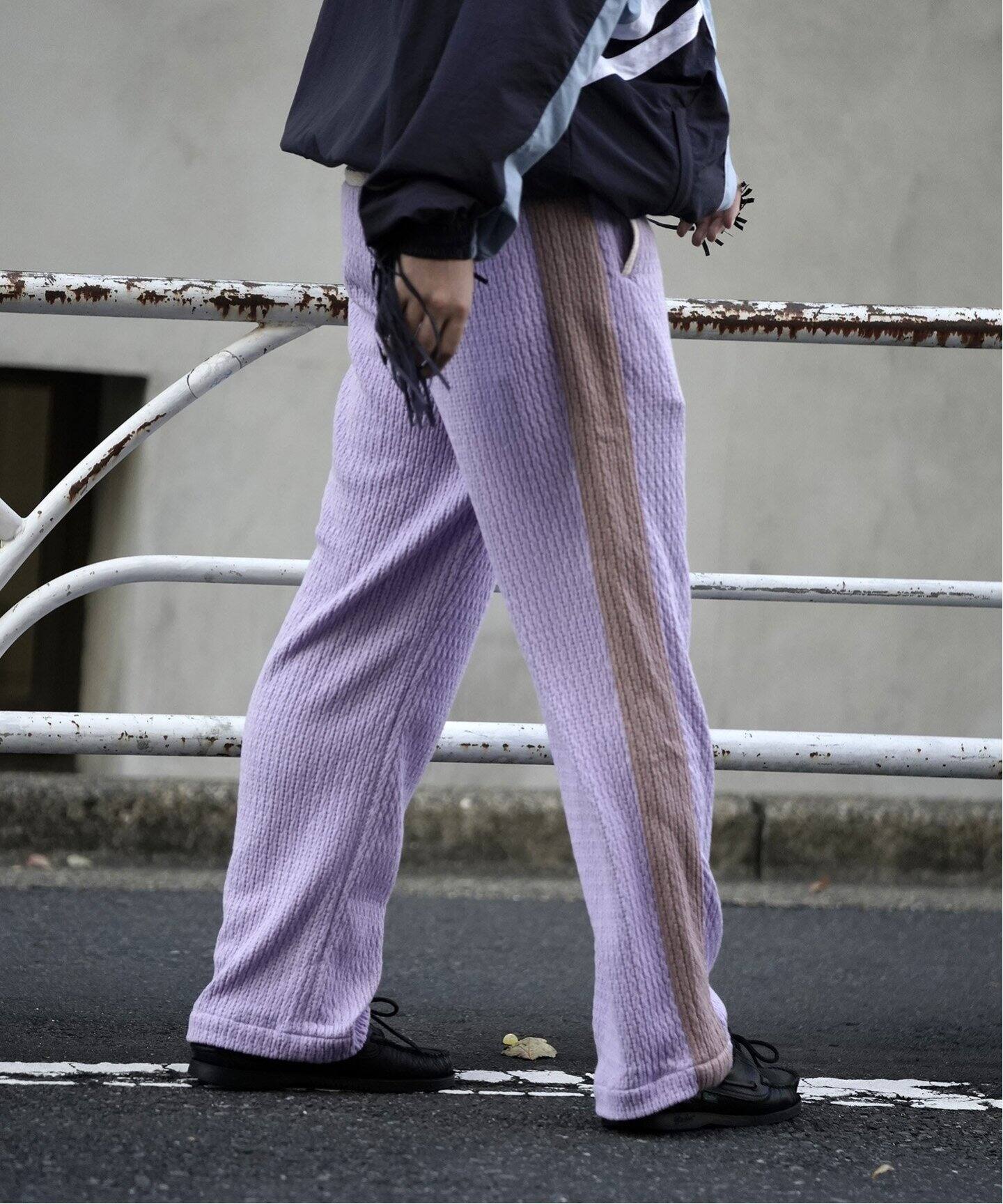 Plateau Studio x tokyovitamin】KNIT TRACK PANTS（ジャージ  