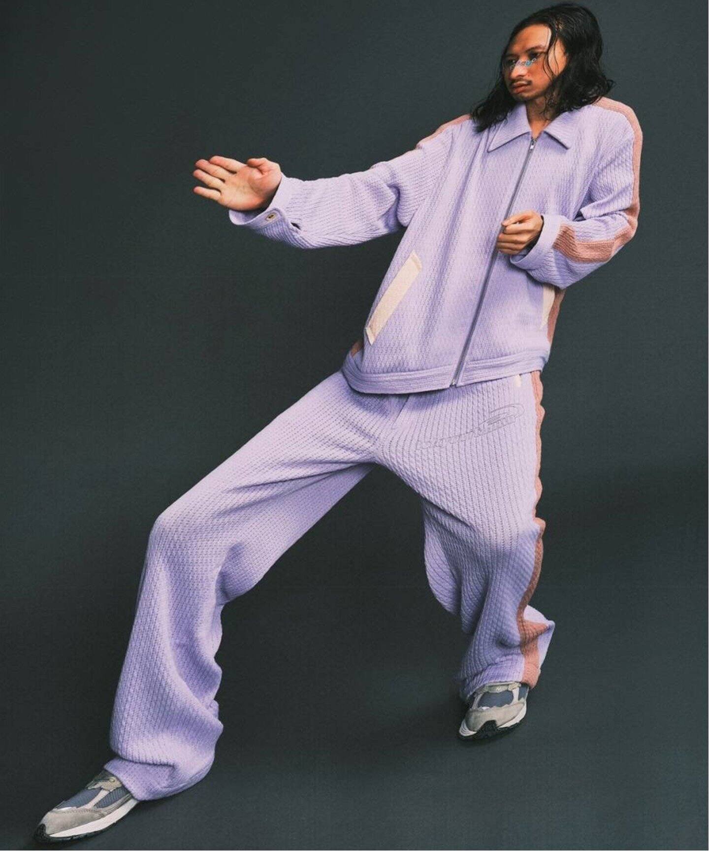 Plateau Studio x tokyovitamin】KNIT TRACK PANTS（ジャージ  