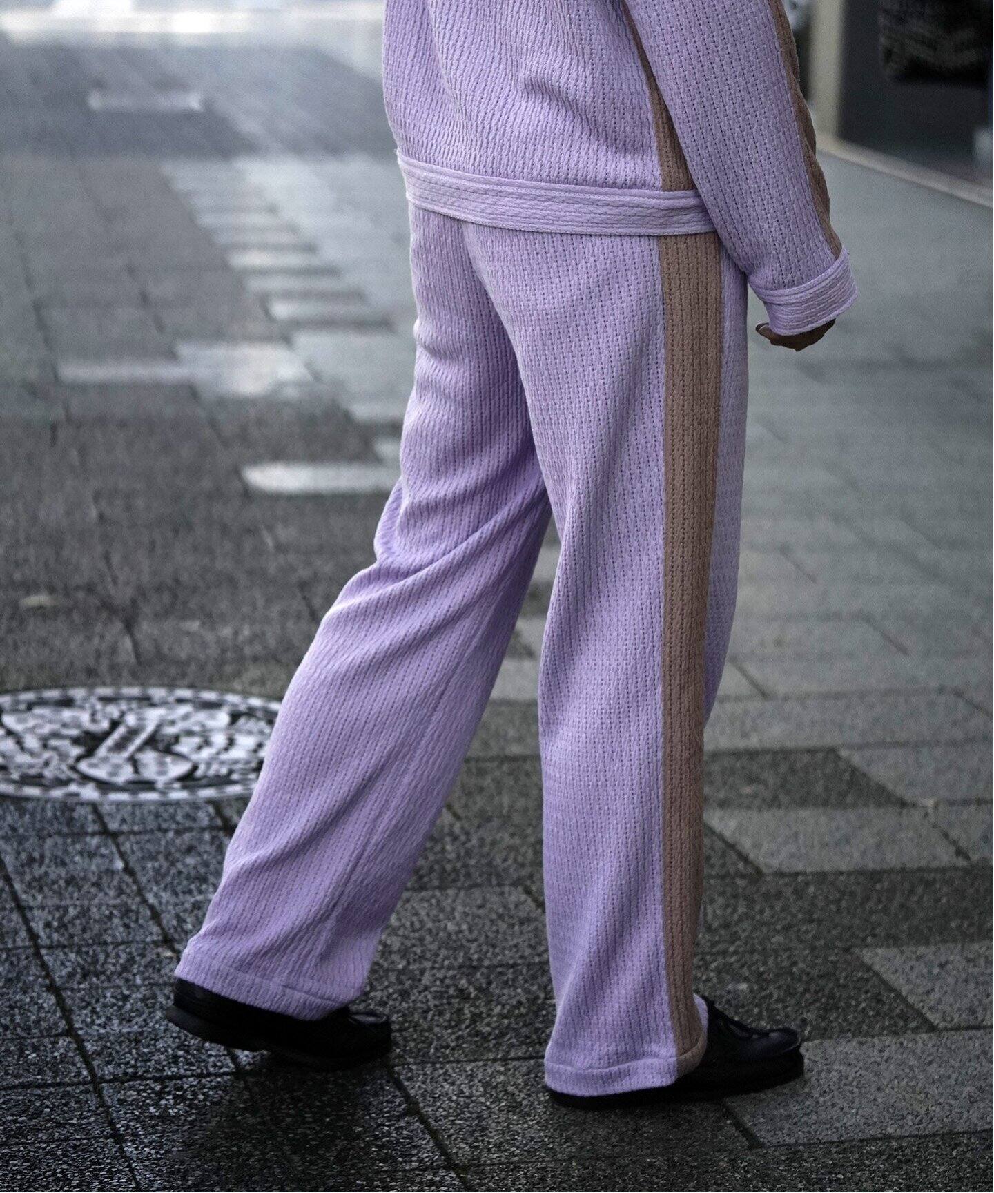 Plateau Studio x tokyovitamin】KNIT TRACK PANTS（ジャージ  