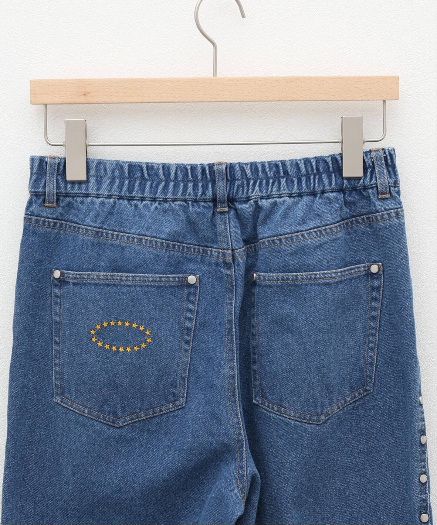 AFB / エーエフビー】STUDDED BAGGY PANTS（デニムパンツ・ジーンズ 