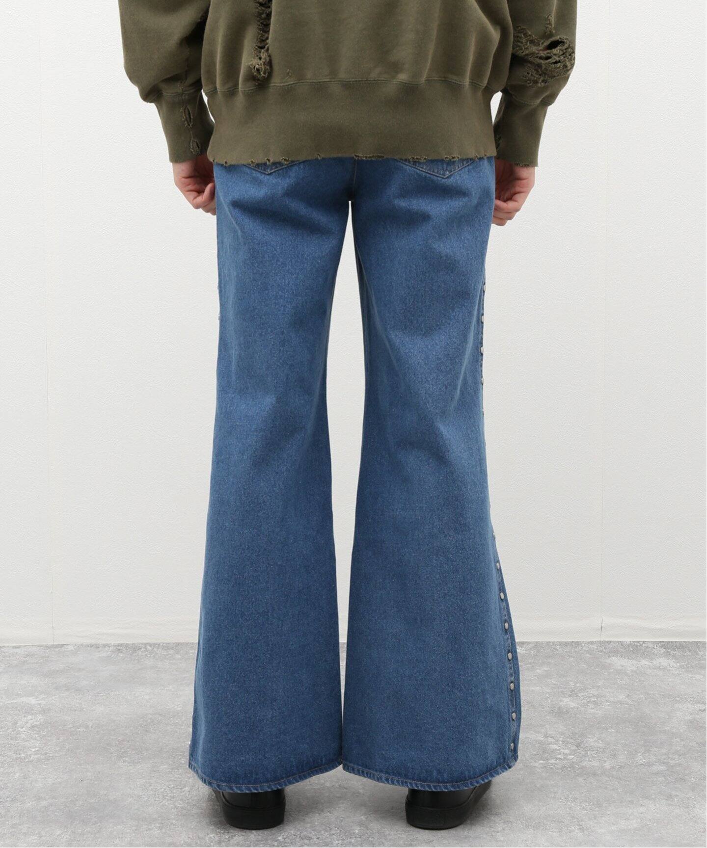 AFB / エーエフビー】STUDDED BAGGY PANTS（デニムパンツ・ジーンズ 