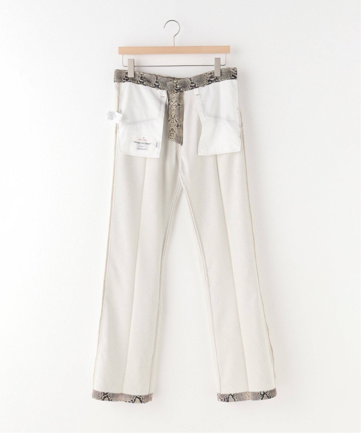 DAIRIKU / ダイリク】Python Flare Pressed Pants（スラックス 
