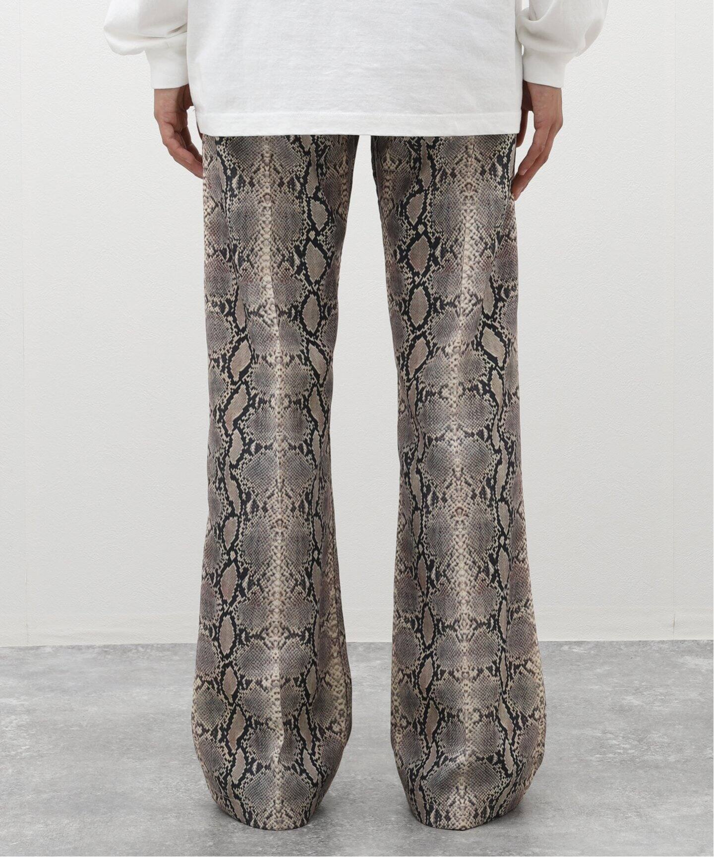 DAIRIKU / ダイリク】Python Flare Pressed Pants（スラックス 