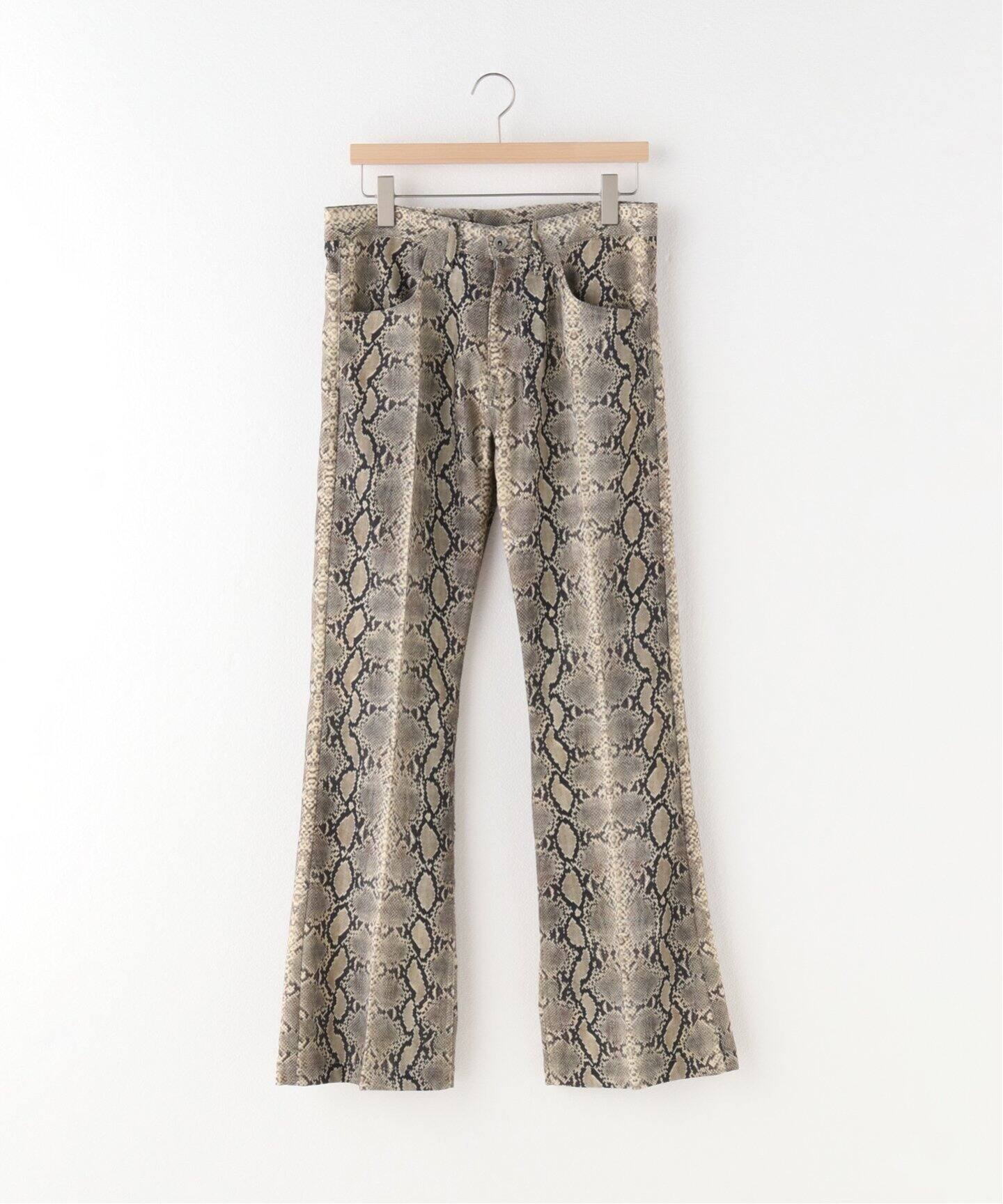 DAIRIKU / ダイリク】Python Flare Pressed Pants（スラックス 