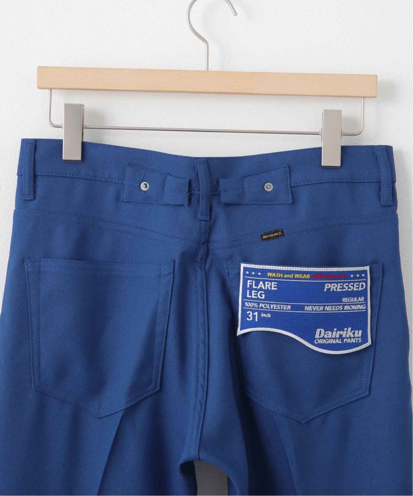 DAIRIKU / ダイリク】Flare Pressed Pants（スラックス）｜BAYCREW