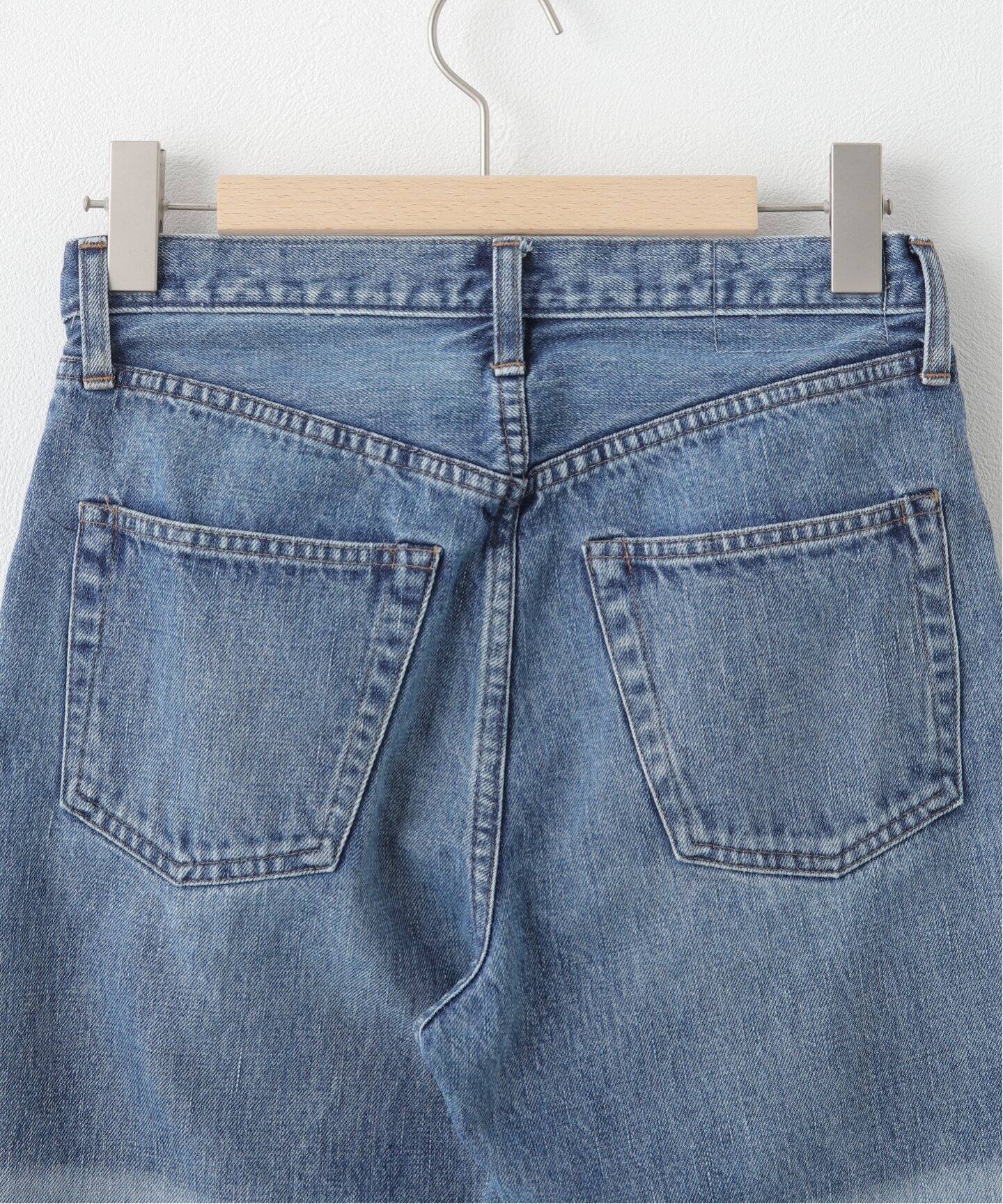 パンツ UNUSED BIO WASH BLEACH DENIM UNUSED / 13oz denim Sun faded pants-UNUSEDの通販EQUAL