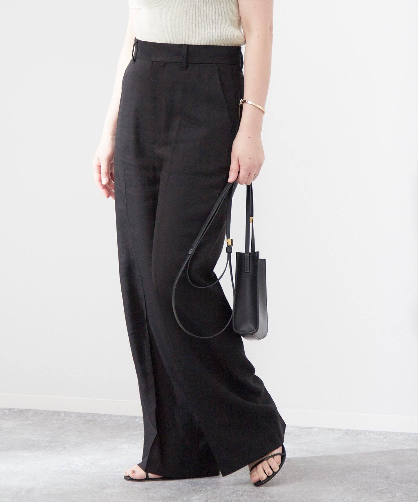 ピケリネンワイドパンツ（その他パンツ）｜JOURNAL STANDARD L 