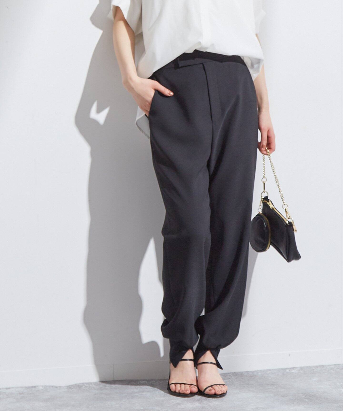 追加2》ウォッシャブルツイル裾リブパンツ（その他パンツ  