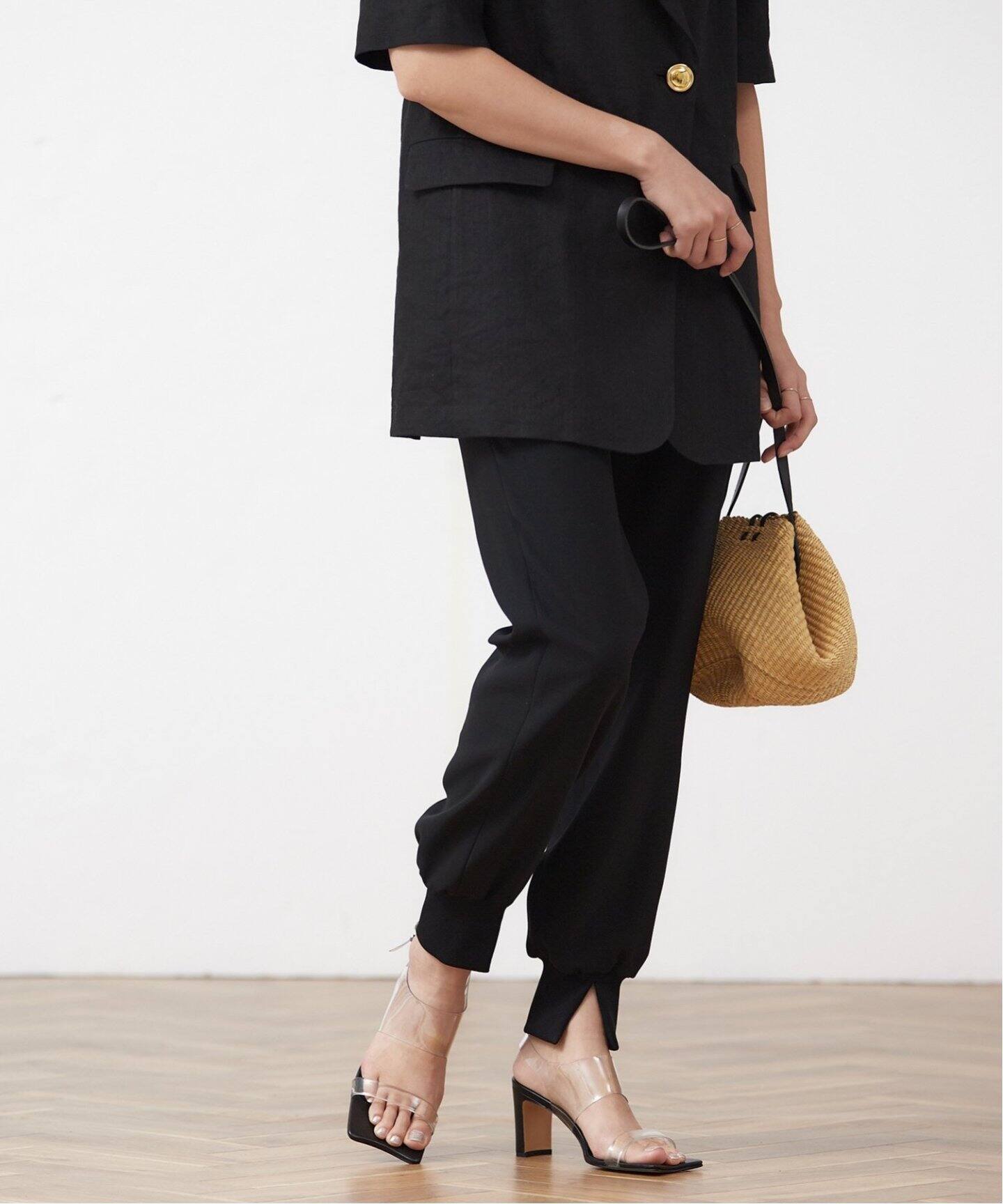 追加2》ウォッシャブルツイル裾リブパンツ（その他パンツ  