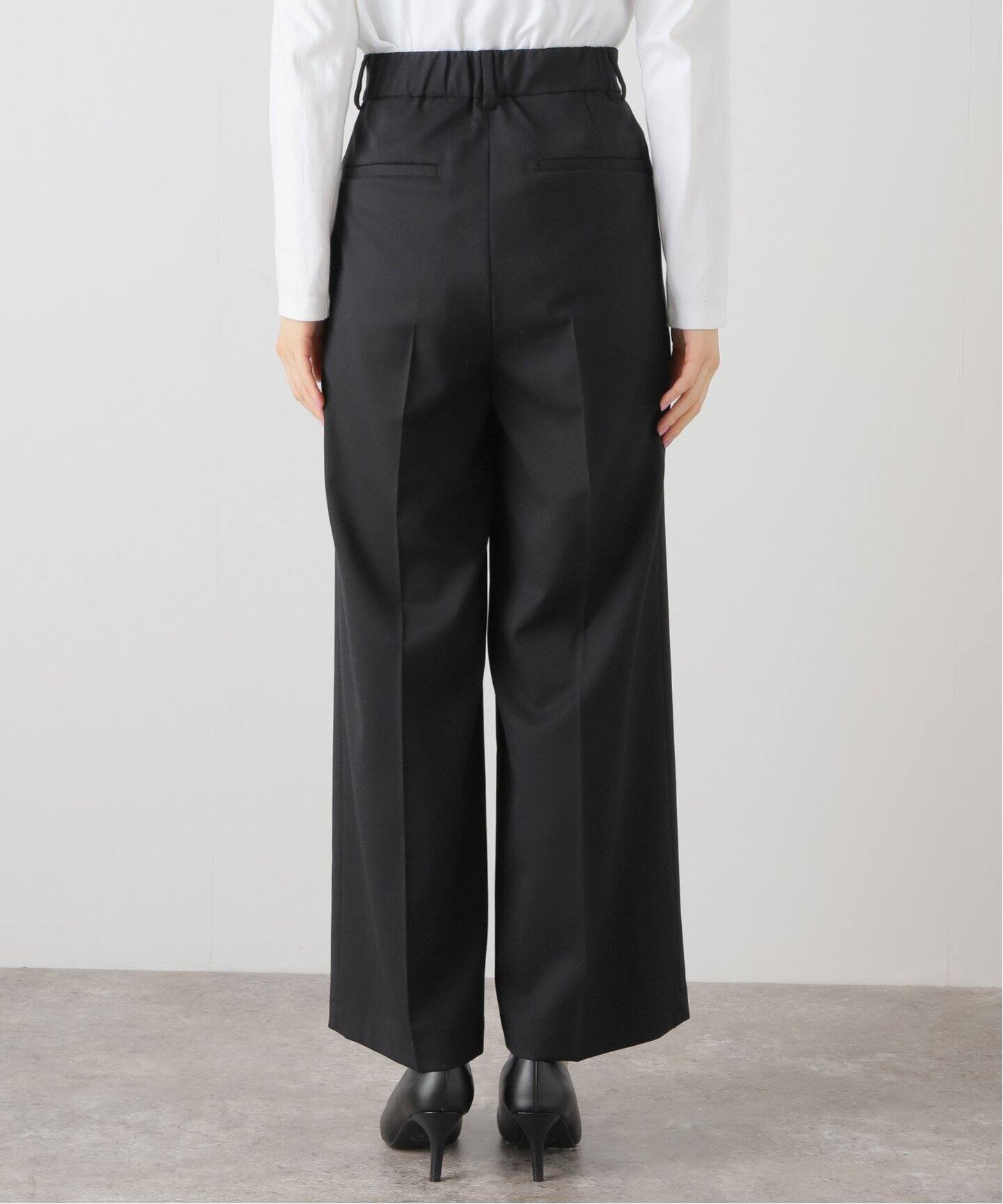 ウォッシャブルTWワイドスラックスパンツ（スラックス）｜JOURNAL  