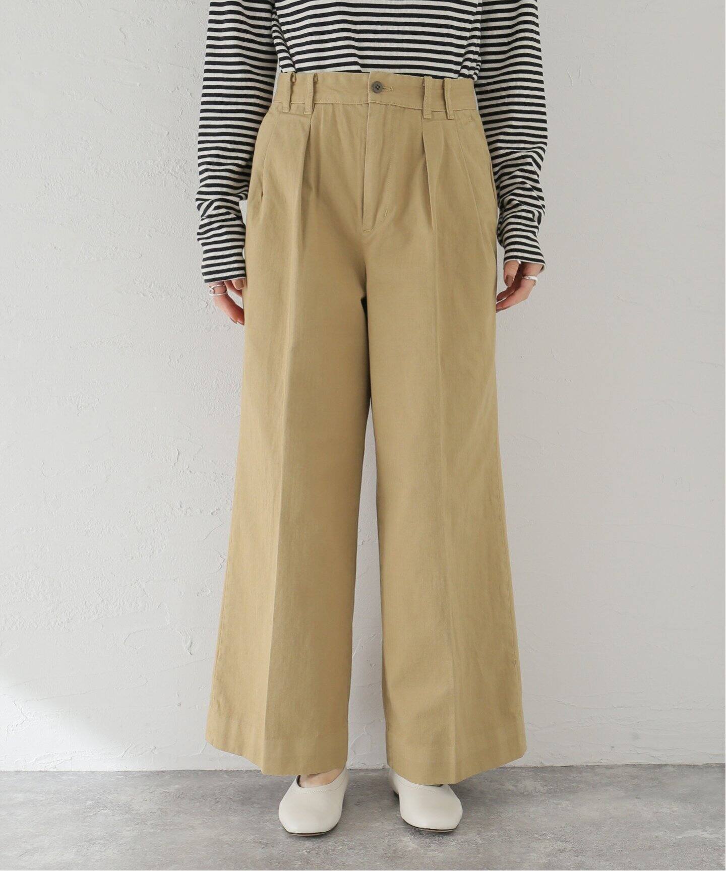 ヘリンボーンワイドパンツ（スラックス）｜JOURNAL STANDARD 