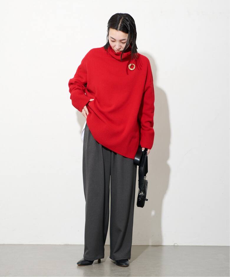 追加3》ウールライクストレッチワイドパンツ（スラックス）｜JOURNAL  