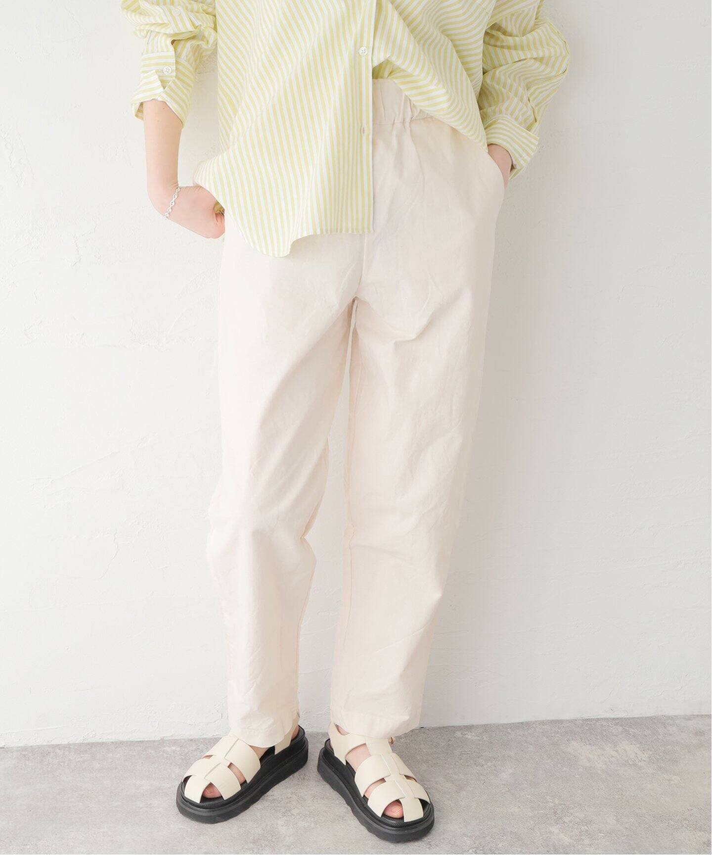 GALLEGO DESPORTES/ギャレゴデスポート】ELASTIC BELT PANTS:パンツ 