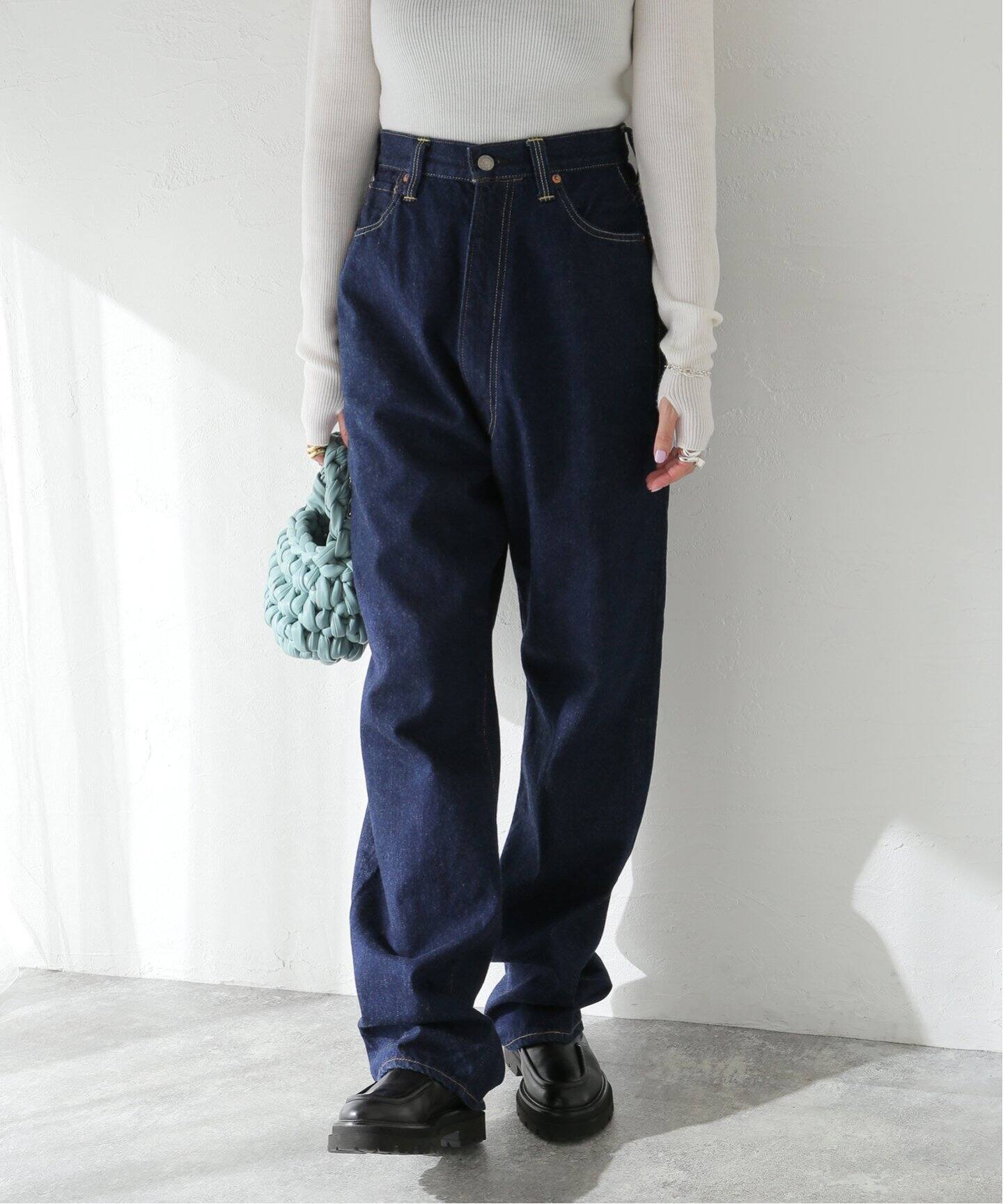 LENO/リノ】 KAY HIGHWAIST JEANS：デニム（デニムパンツ・ジーンズ 