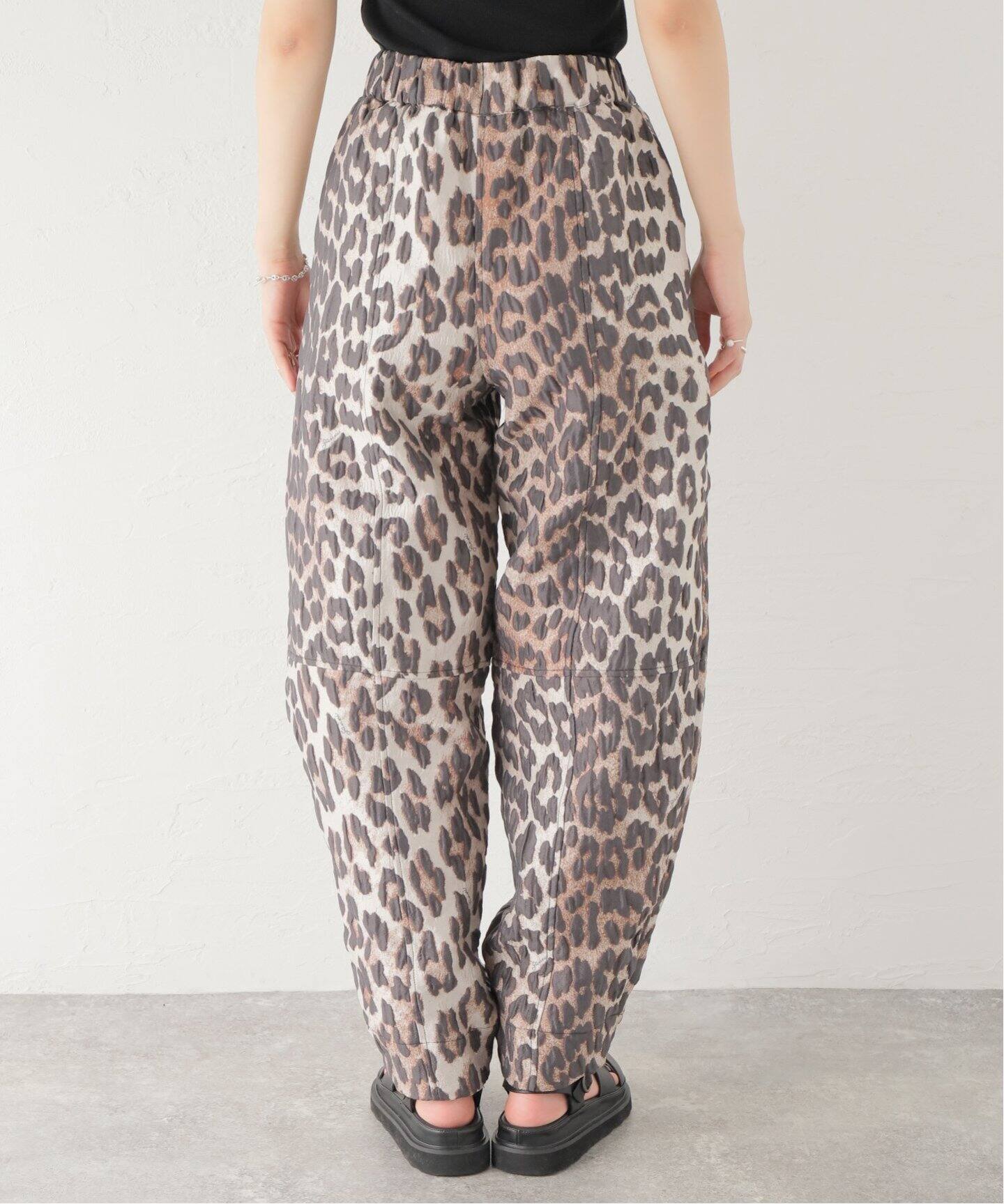 GANNI / ガニー】 3D Jacquard Elasticated Curve Pant：パンツ