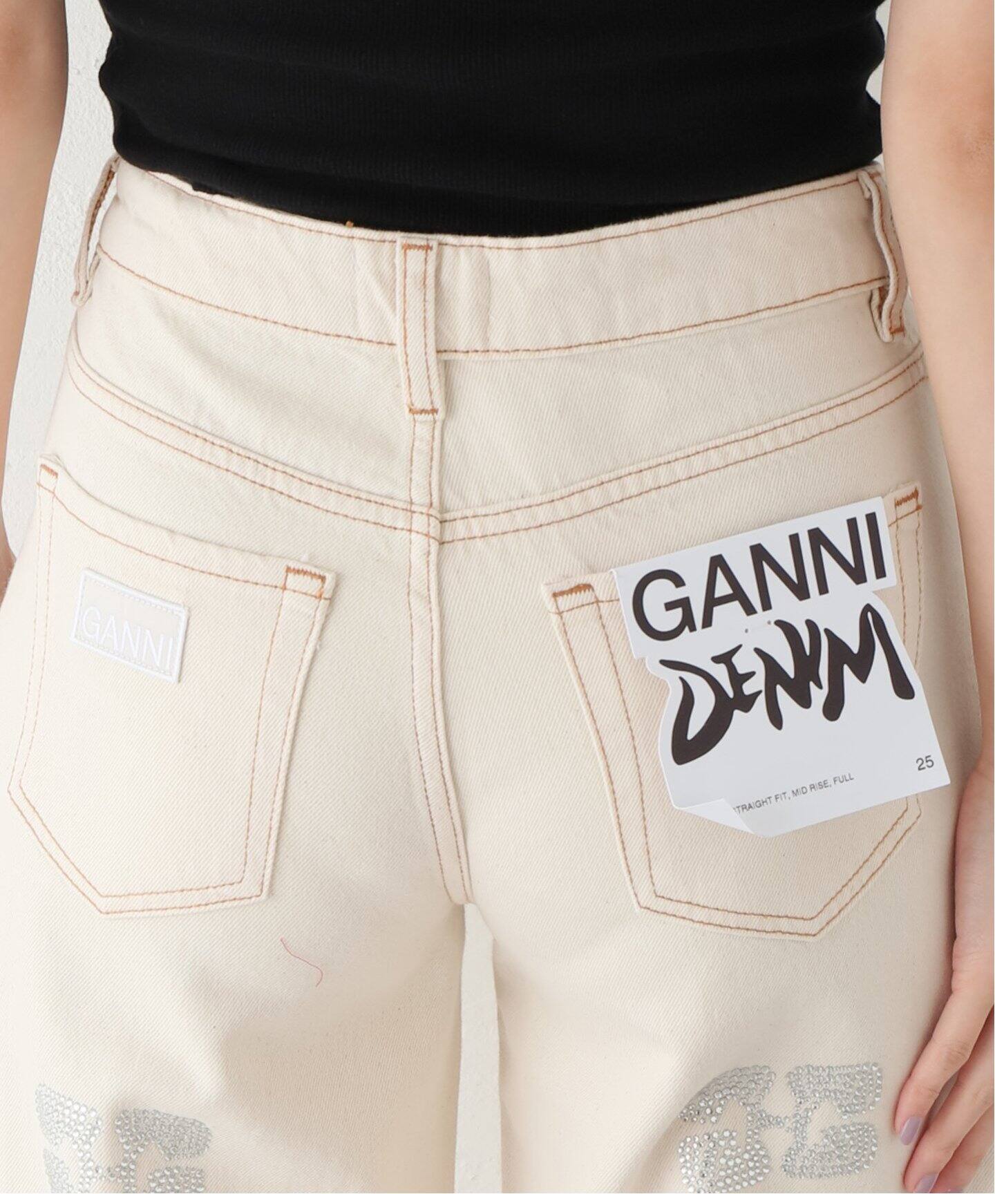 GANNI / ガニー】 Sparkle Denim Izey：デニム（デニムパンツ 