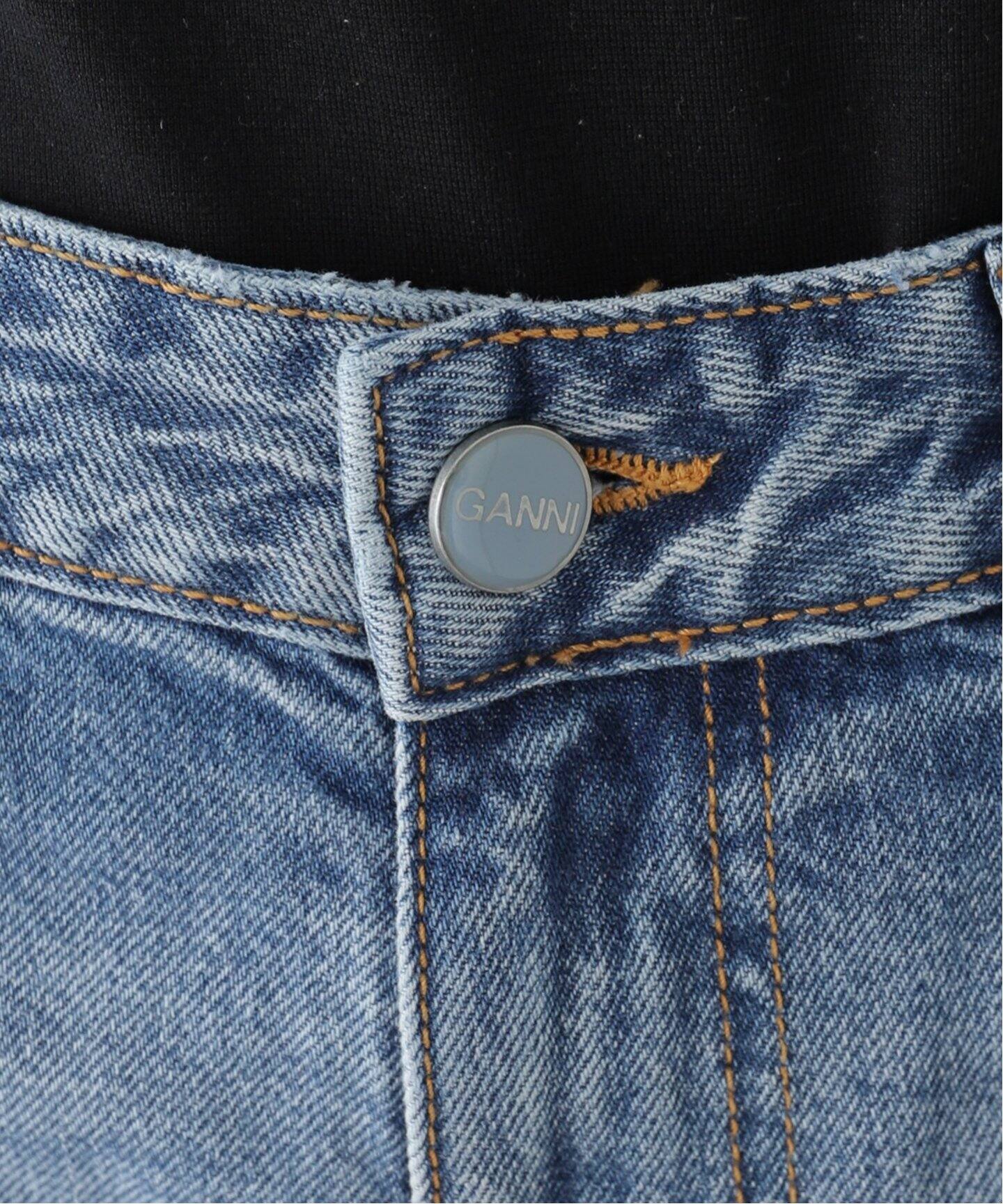 Ganni レザーライウエストショートパンツ （GANNI / ガニー】Vintage 
