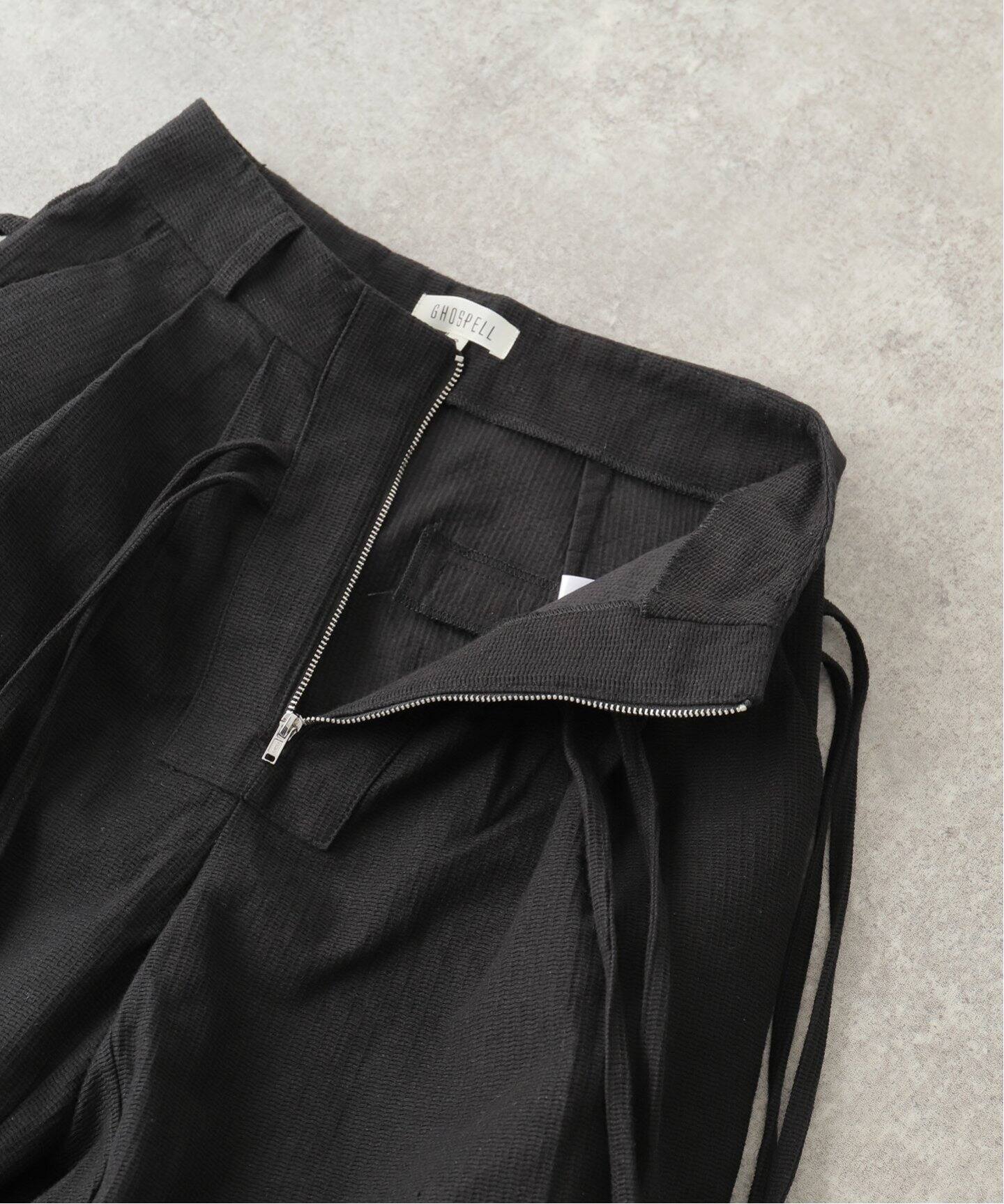 GHOSPELL/ゴスペル】Gaia Side Tie Trousers：パンツ（その他