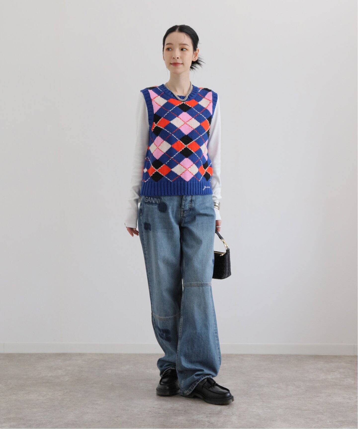 GANNI / ガニー】 Patch Denim Izey：デニム（デニムパンツ・ジーンズ 
