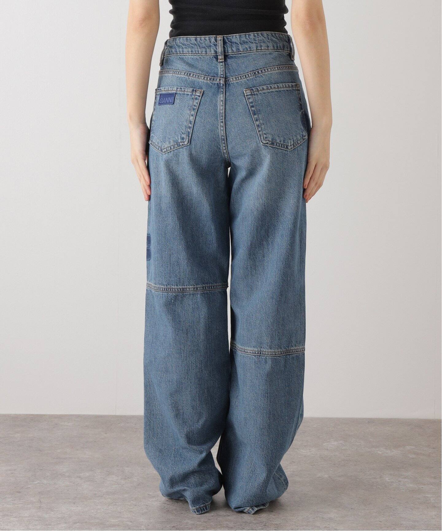 GANNI / ガニー】 Patch Denim Izey：デニム（デニムパンツ・ジーンズ 
