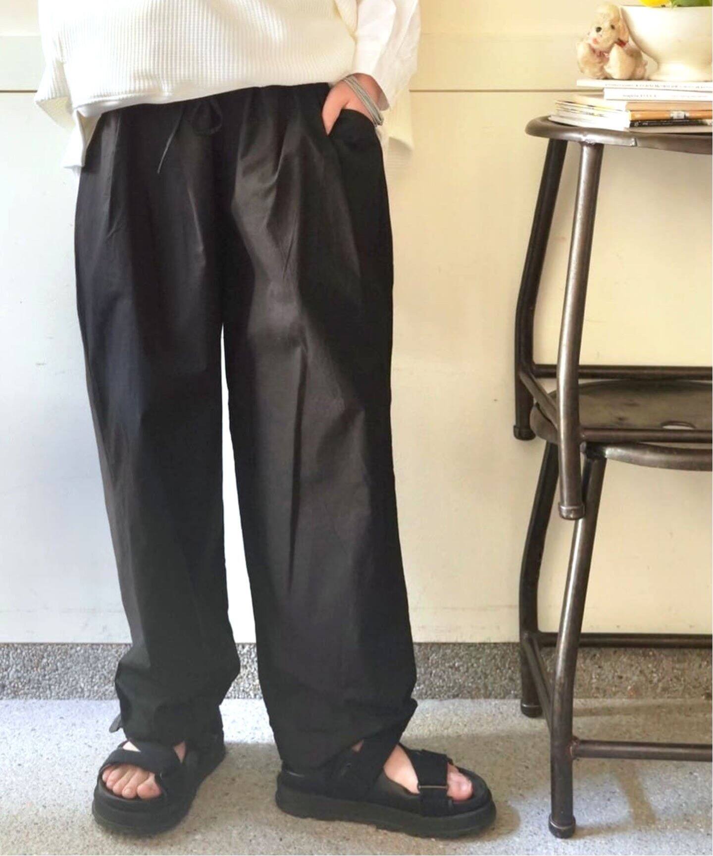 ポプリン タックパンツ（その他パンツ）｜journal standard luxe 