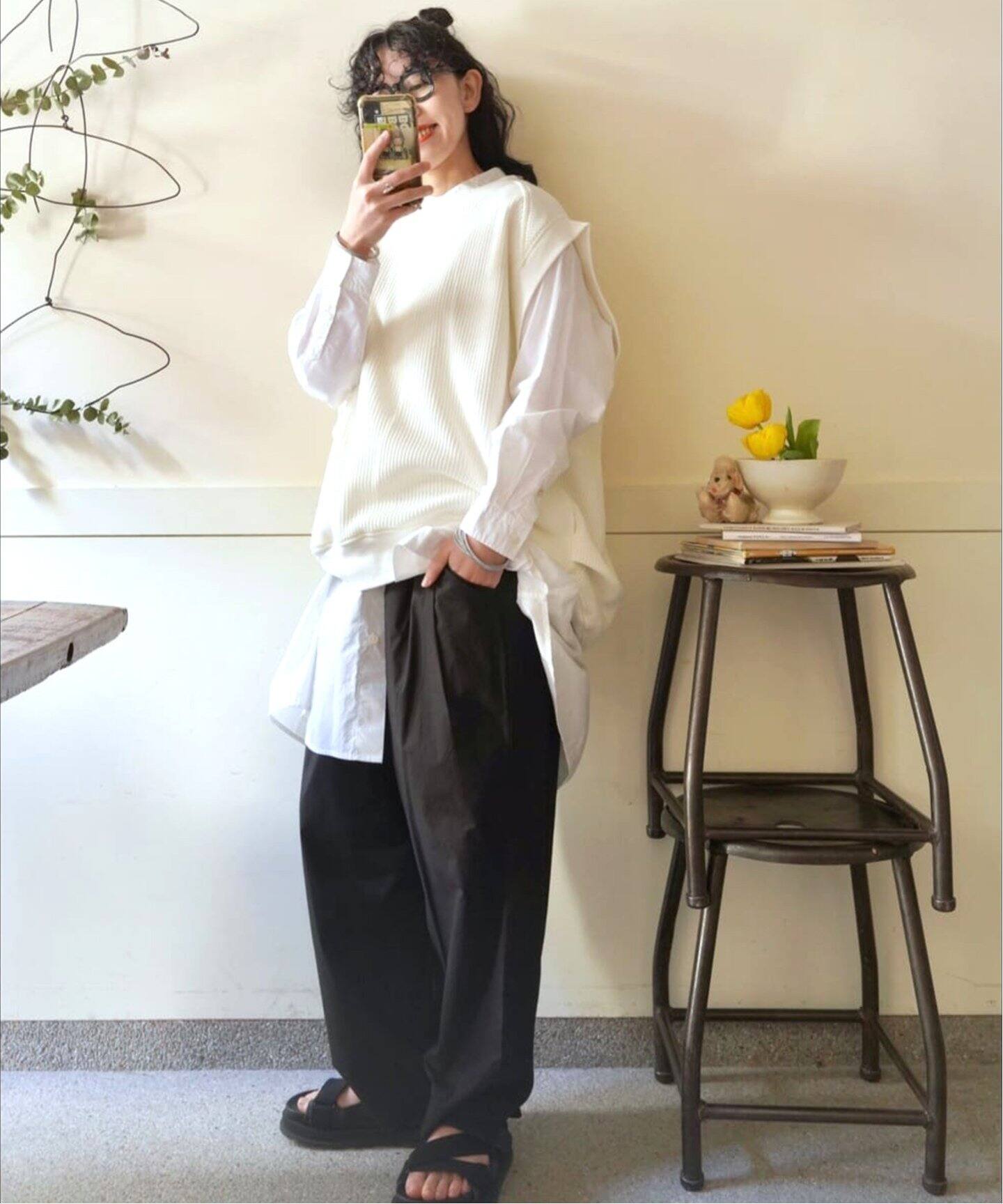 ポプリン タックパンツ（その他パンツ）｜journal standard luxe 
