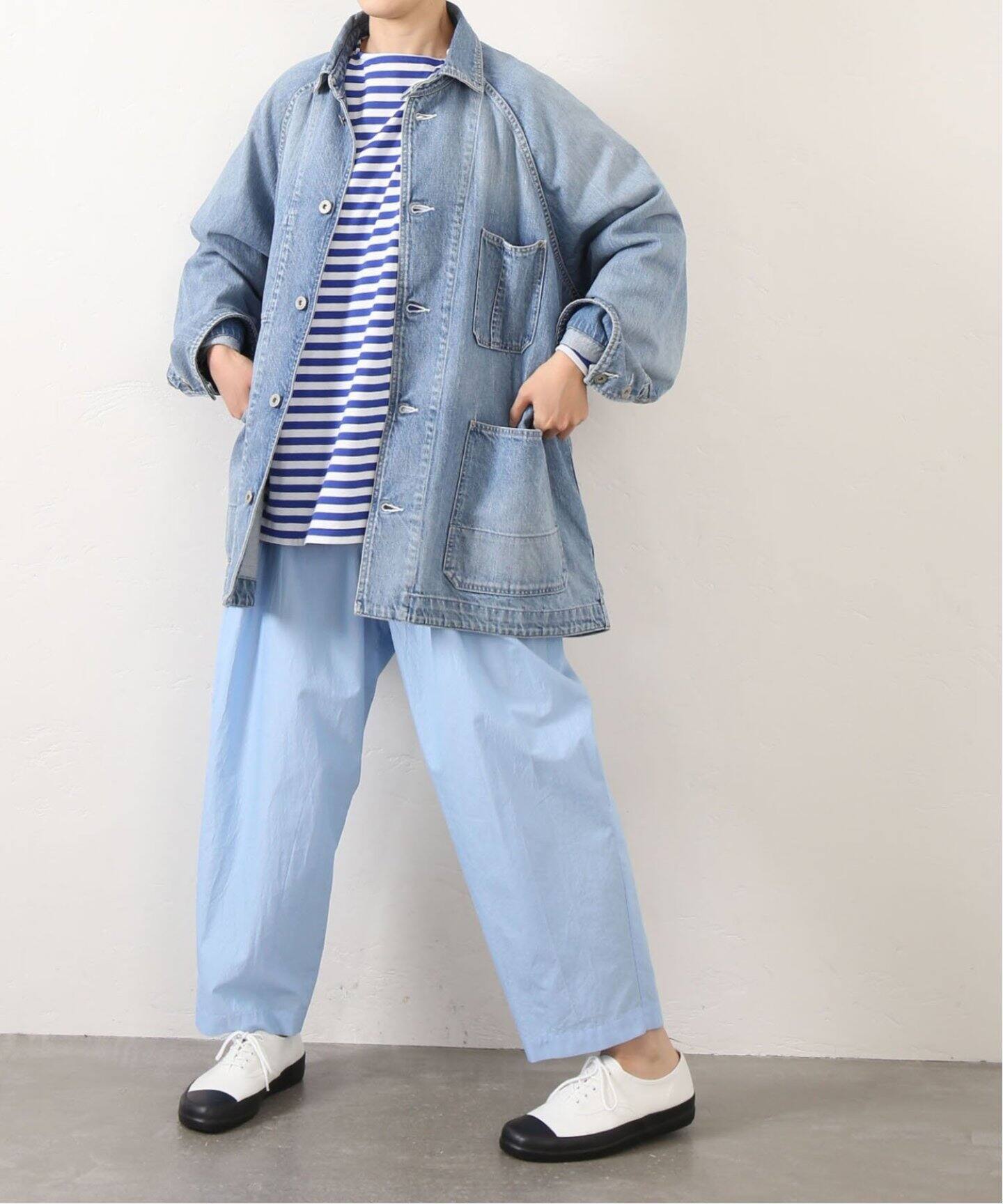 ストライプワッシャー イージーパンツ（その他パンツ）｜journal  