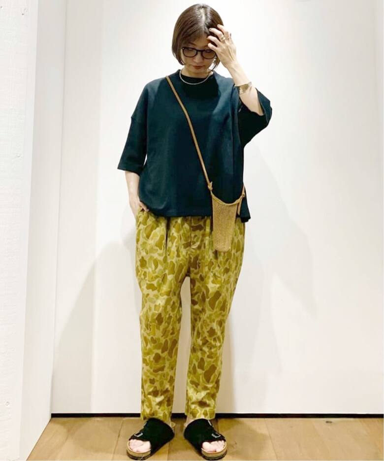 チノストレッチ タックテーパーパンツ（その他パンツ）｜journal  