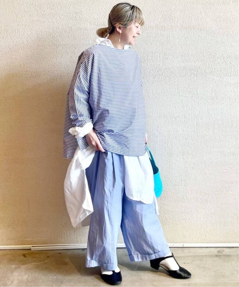 ストライプ タックイージーパンツ（その他パンツ）｜journal standard 
