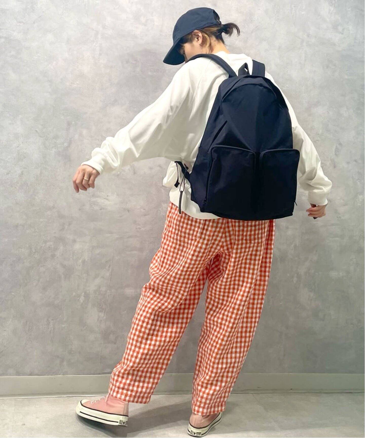 リネンチェック イージータックパンツ（その他パンツ）｜journal  