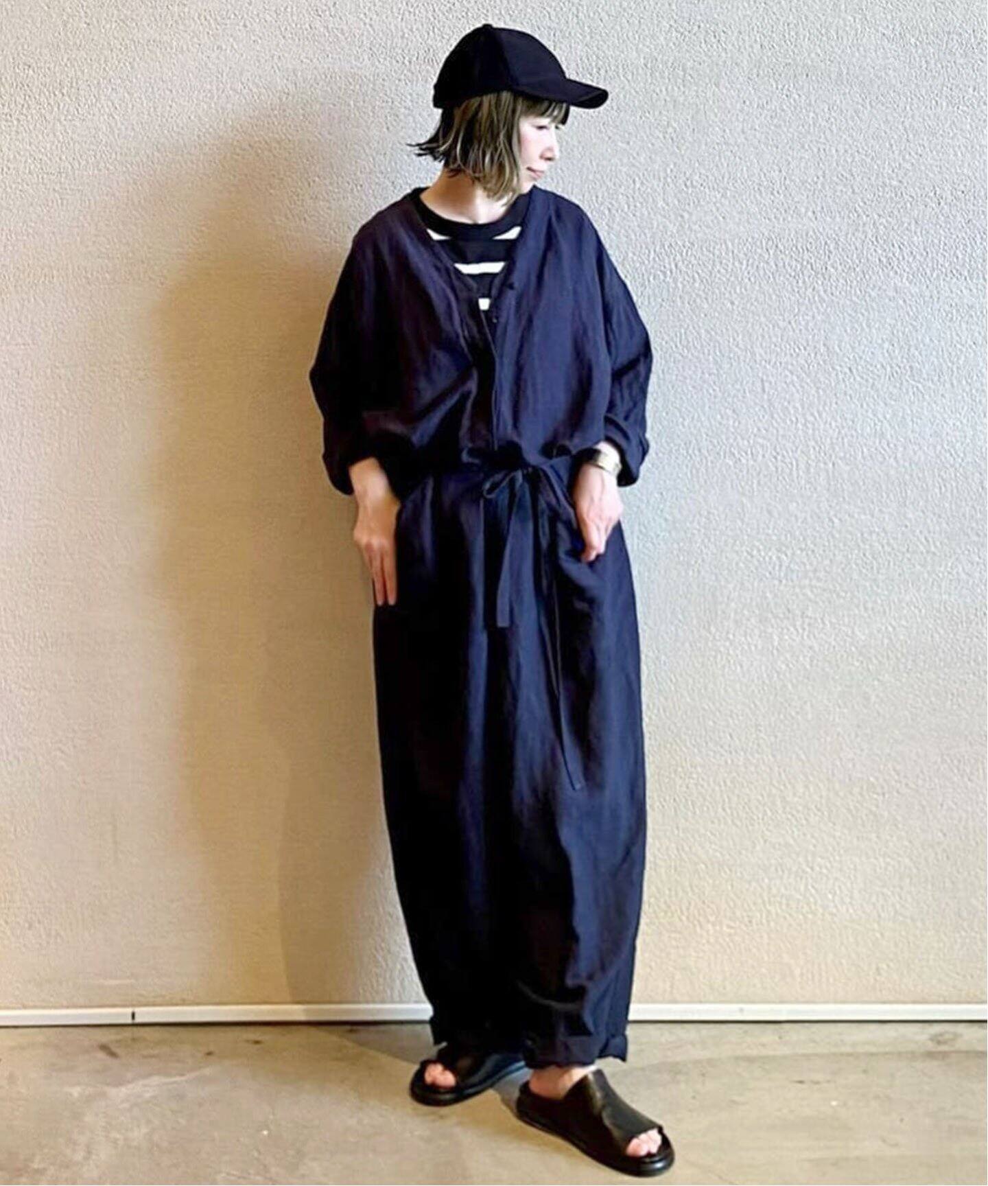 ポプリンワッシャー オールインワン（つなぎ／オールインワン 