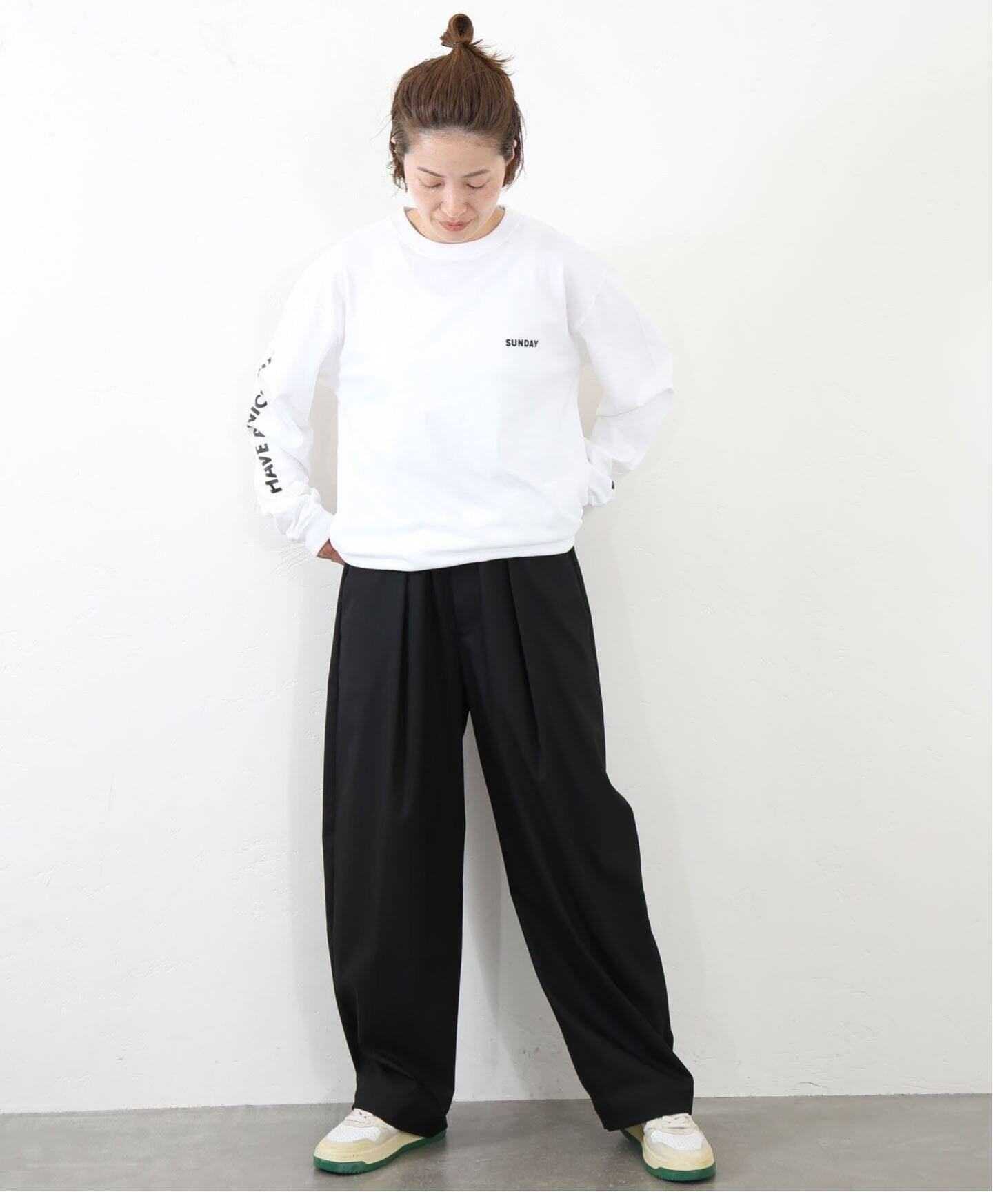 SUNDAY ハンサム タックパンツ（その他パンツ）｜journal  