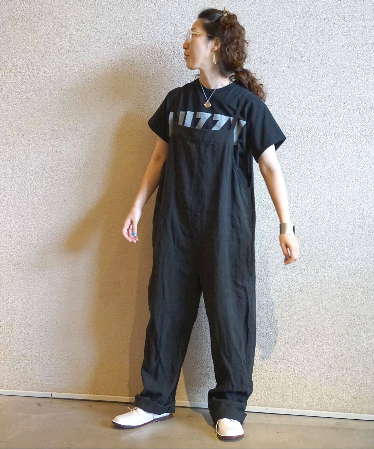 追加》リネンワッシャー キャミサロペ（サロペット／オーバーオール 