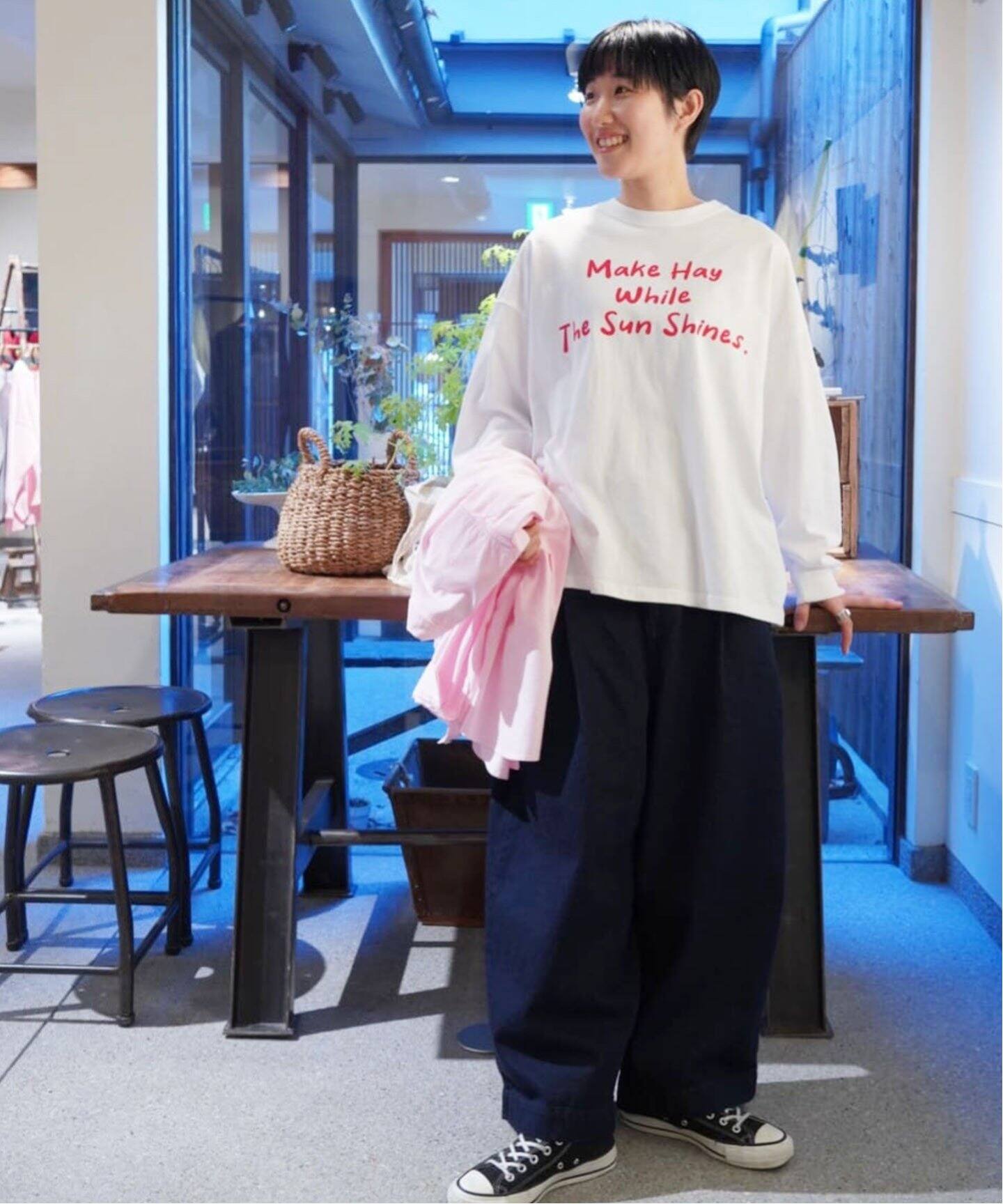 11OZオールドデニムサイドタックパンツ（デニムパンツ・ジーンズ  